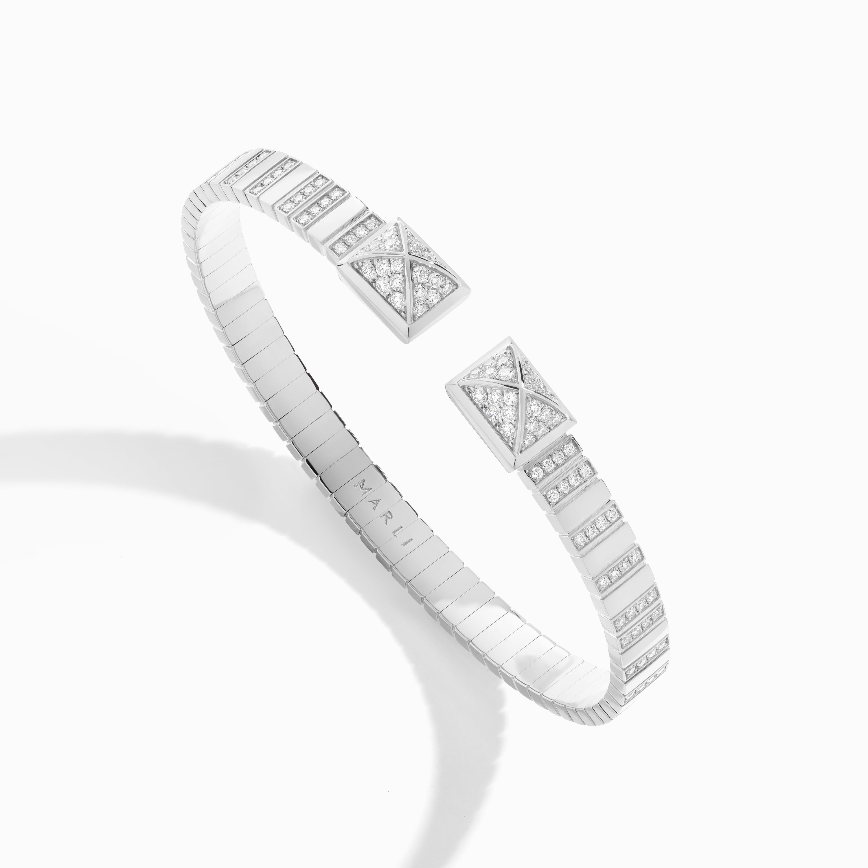 Cleo 2 Link Full Diamond Slip-On Bracelet — фото 8