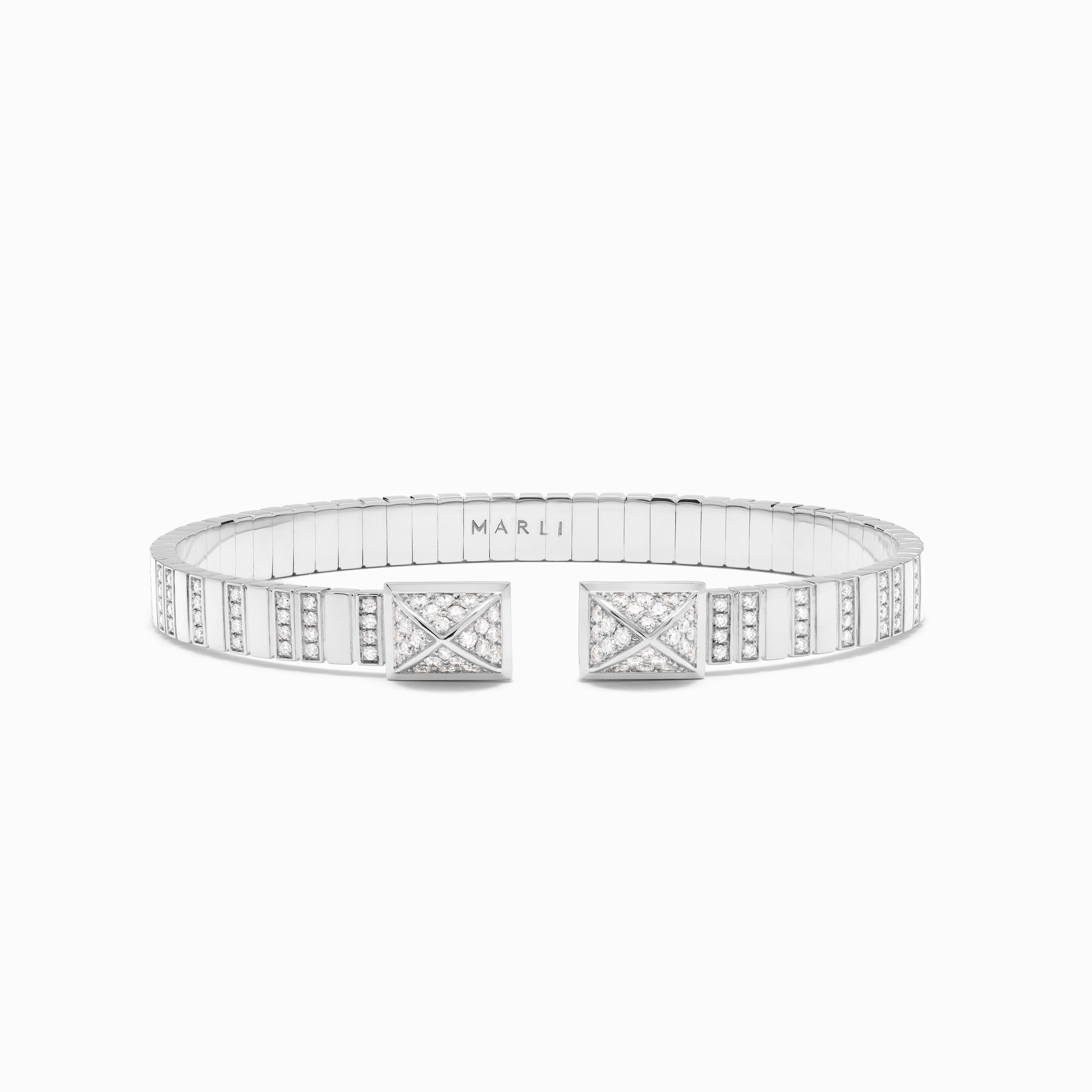Cleo 2 Link Full Diamond Slip-On Bracelet — фото 12