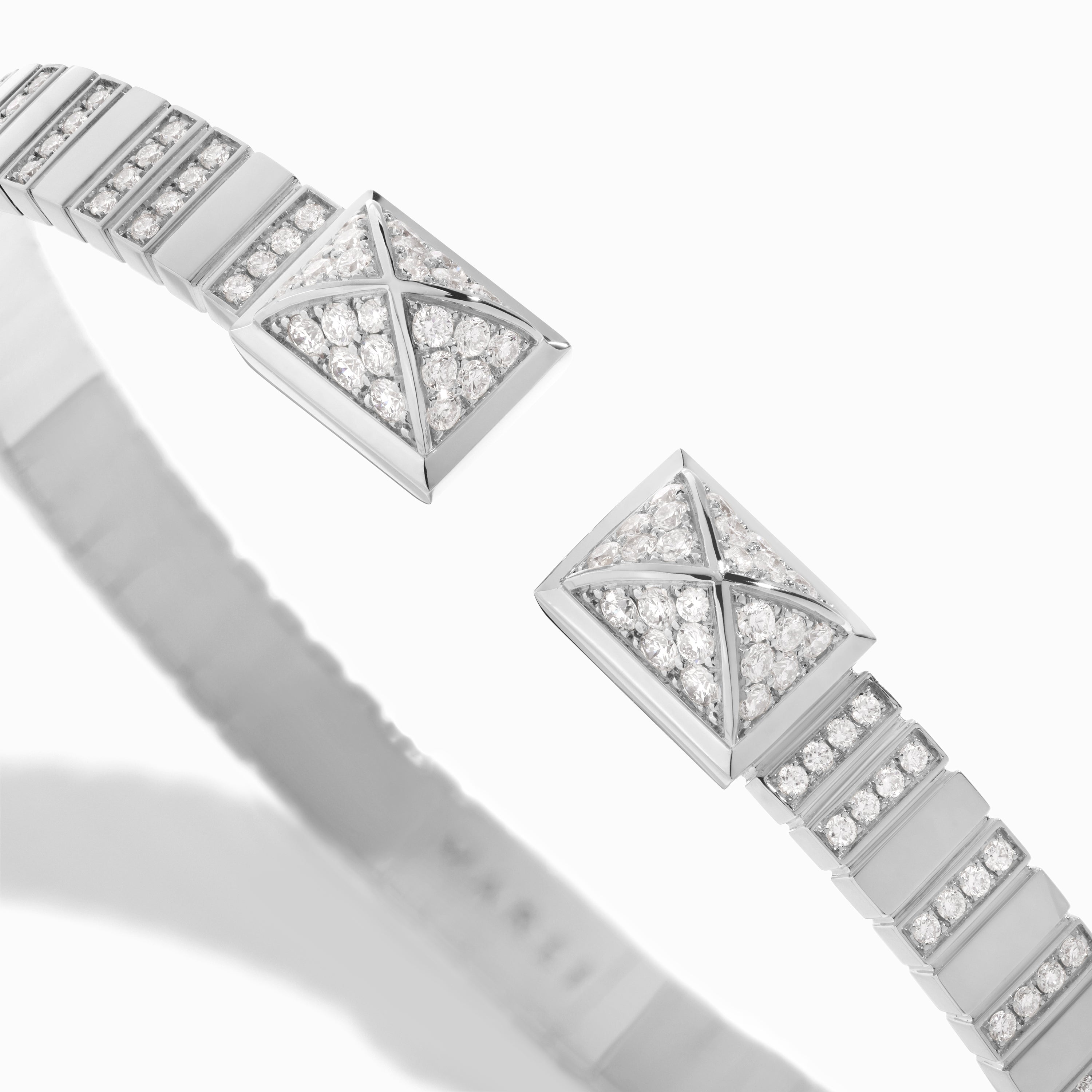 Cleo 2 Link Full Diamond Slip-On Bracelet — фото 7