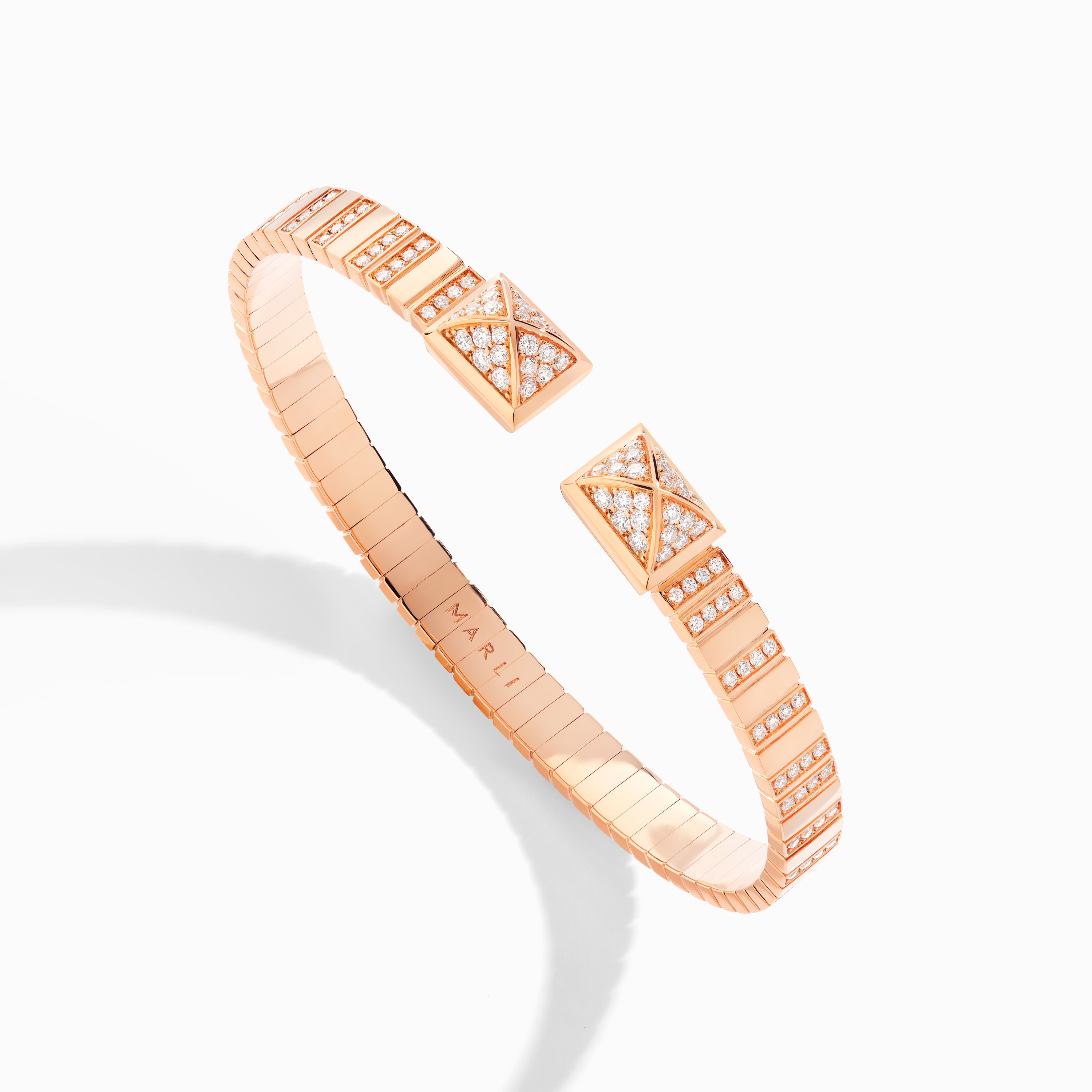 Cleo 2 Link Full Diamond Slip-On Bracelet — фото 14