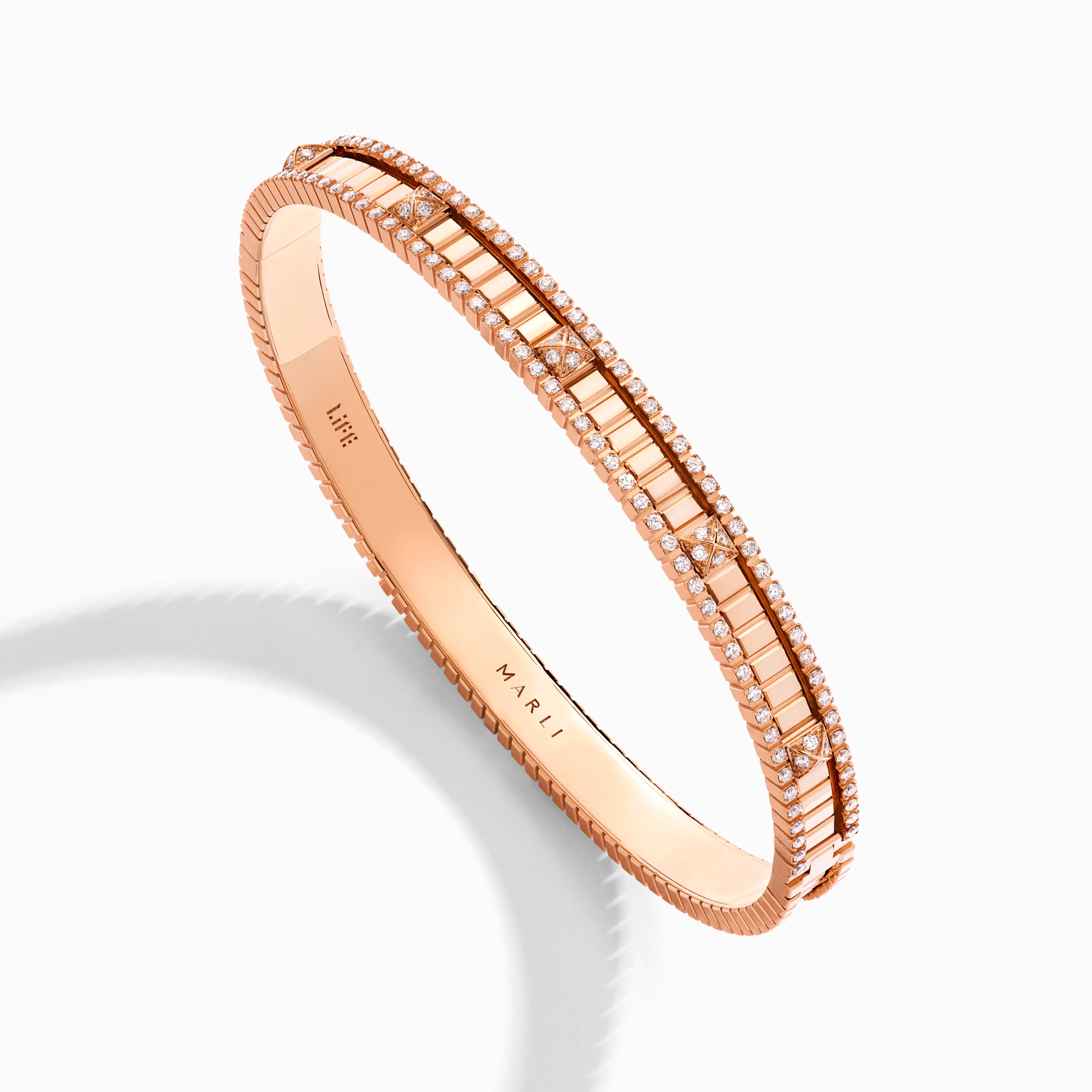 LIFE Full Diamond Hinged Bangle — фото 8