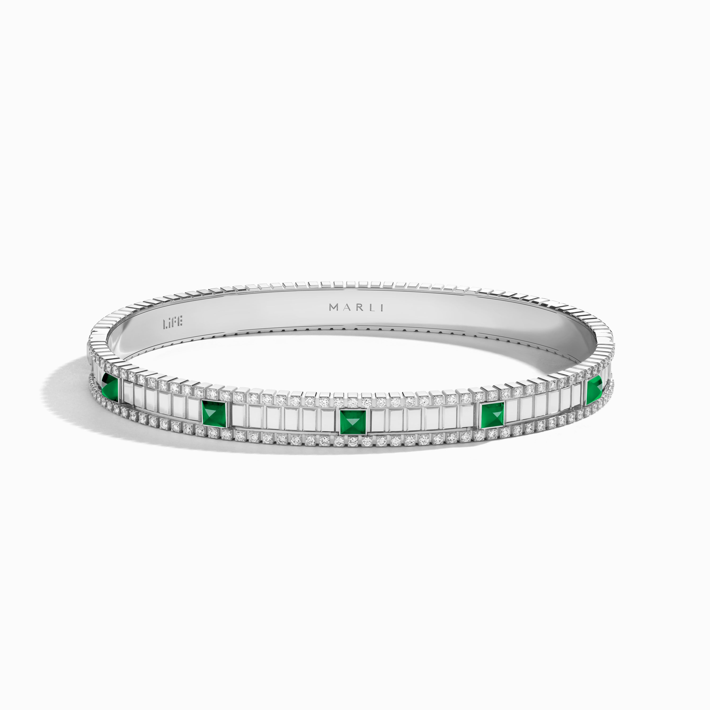LIFE Diamond Hinged Bangle — фото 2