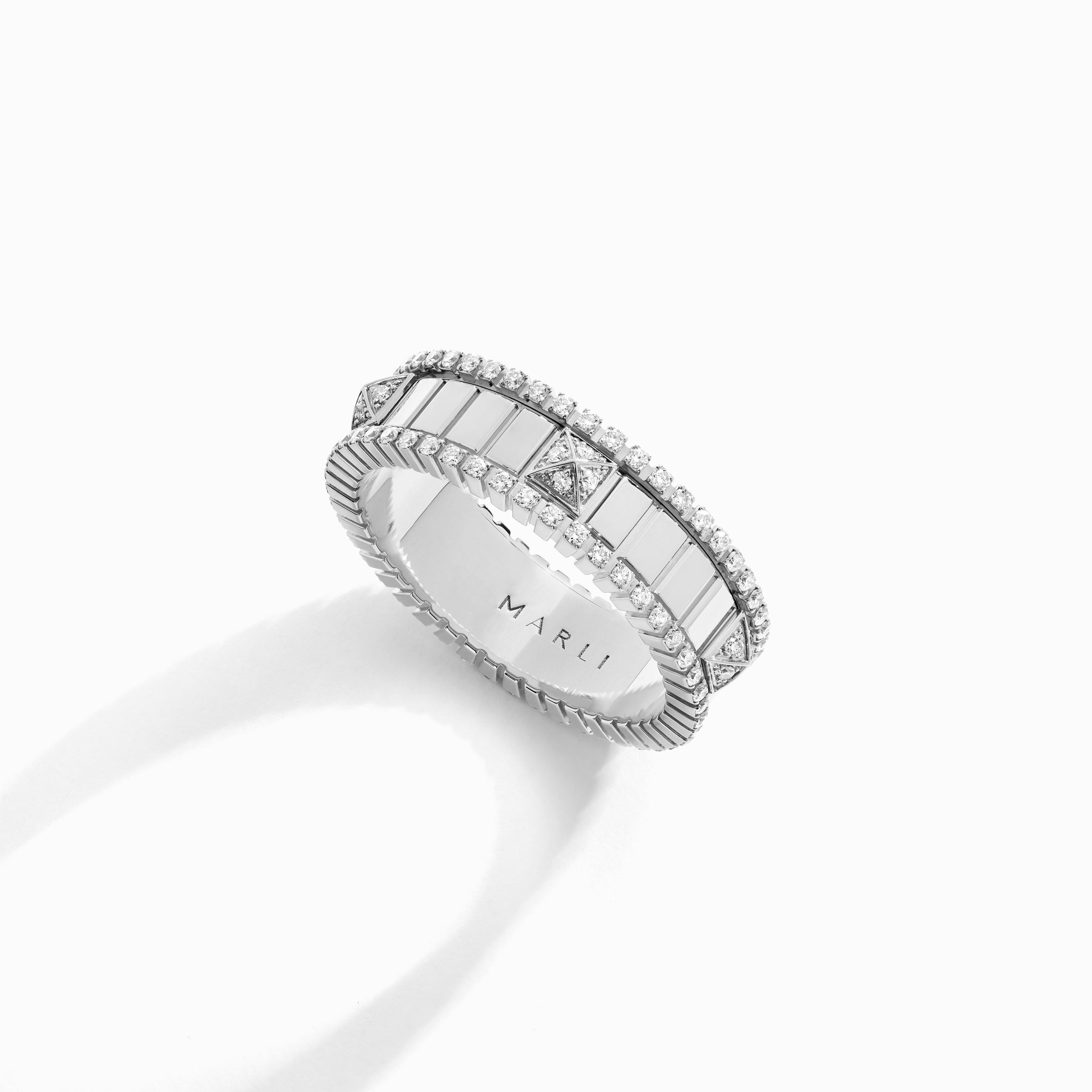 LIFE Full Diamond Spinning Ring