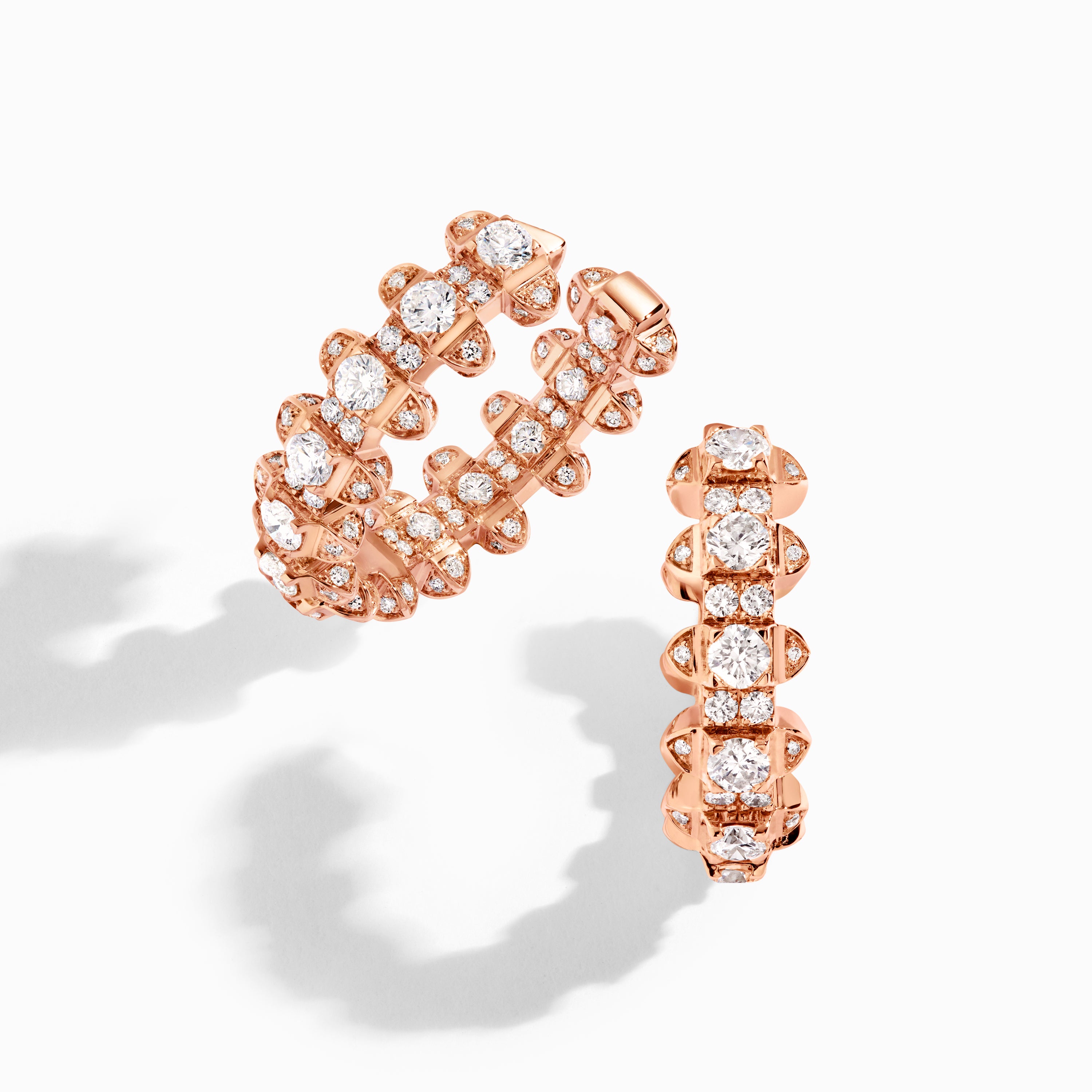 Tip-Top Full Diamond Hoop Earrings — фото 1