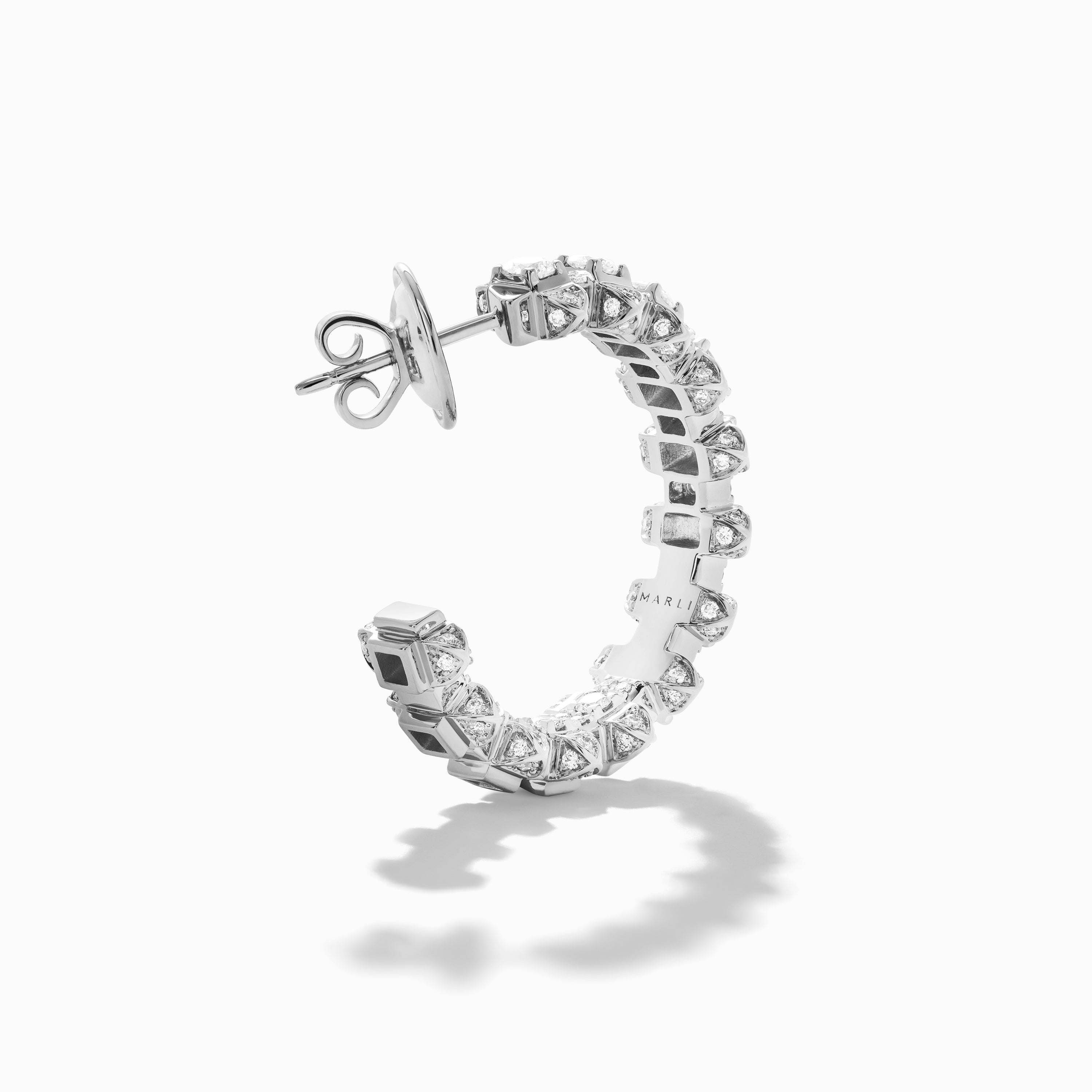 Tip-Top Full Diamond Hoop Earrings — фото 8