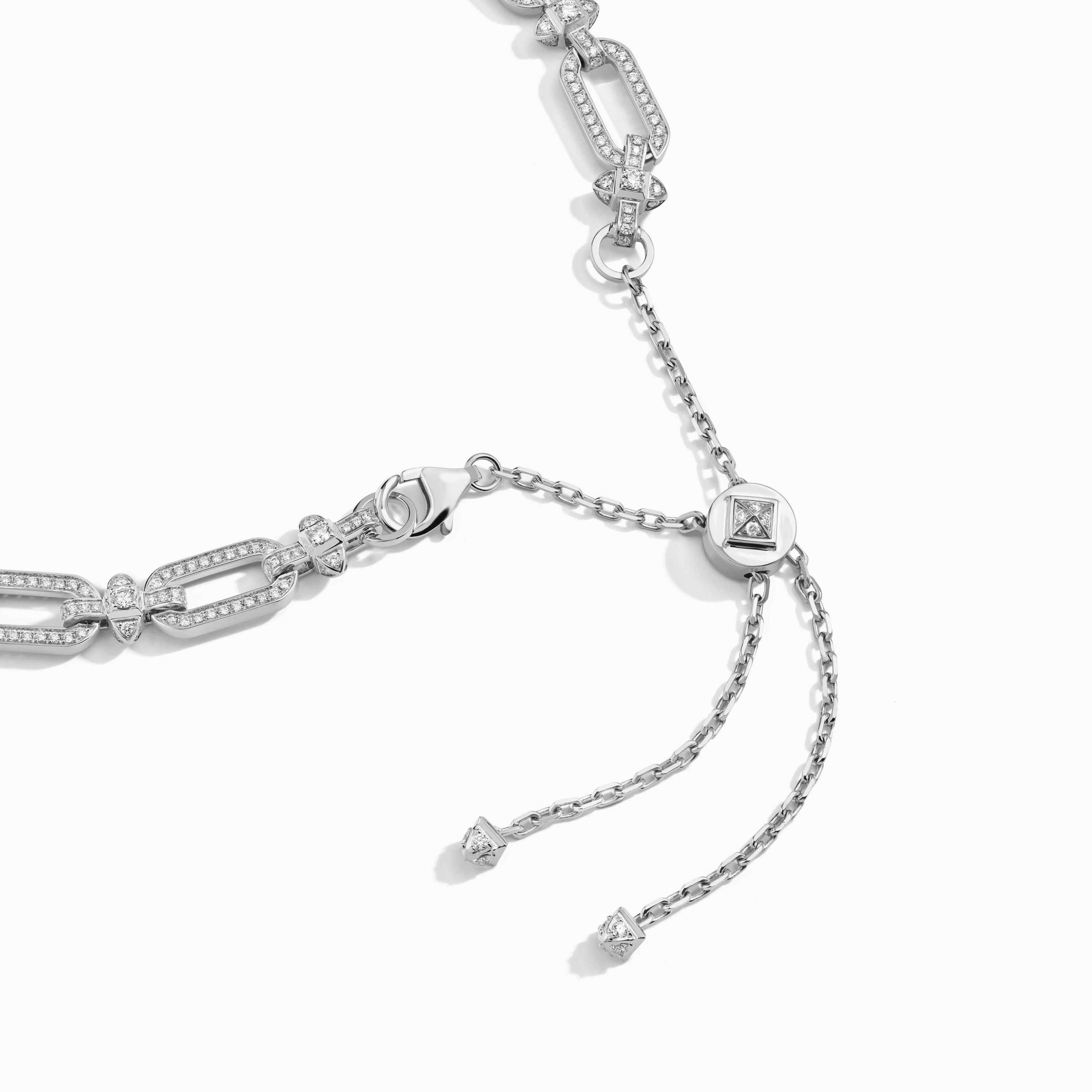 Tip-Top Link Full Diamond Collar Necklace — фото 7