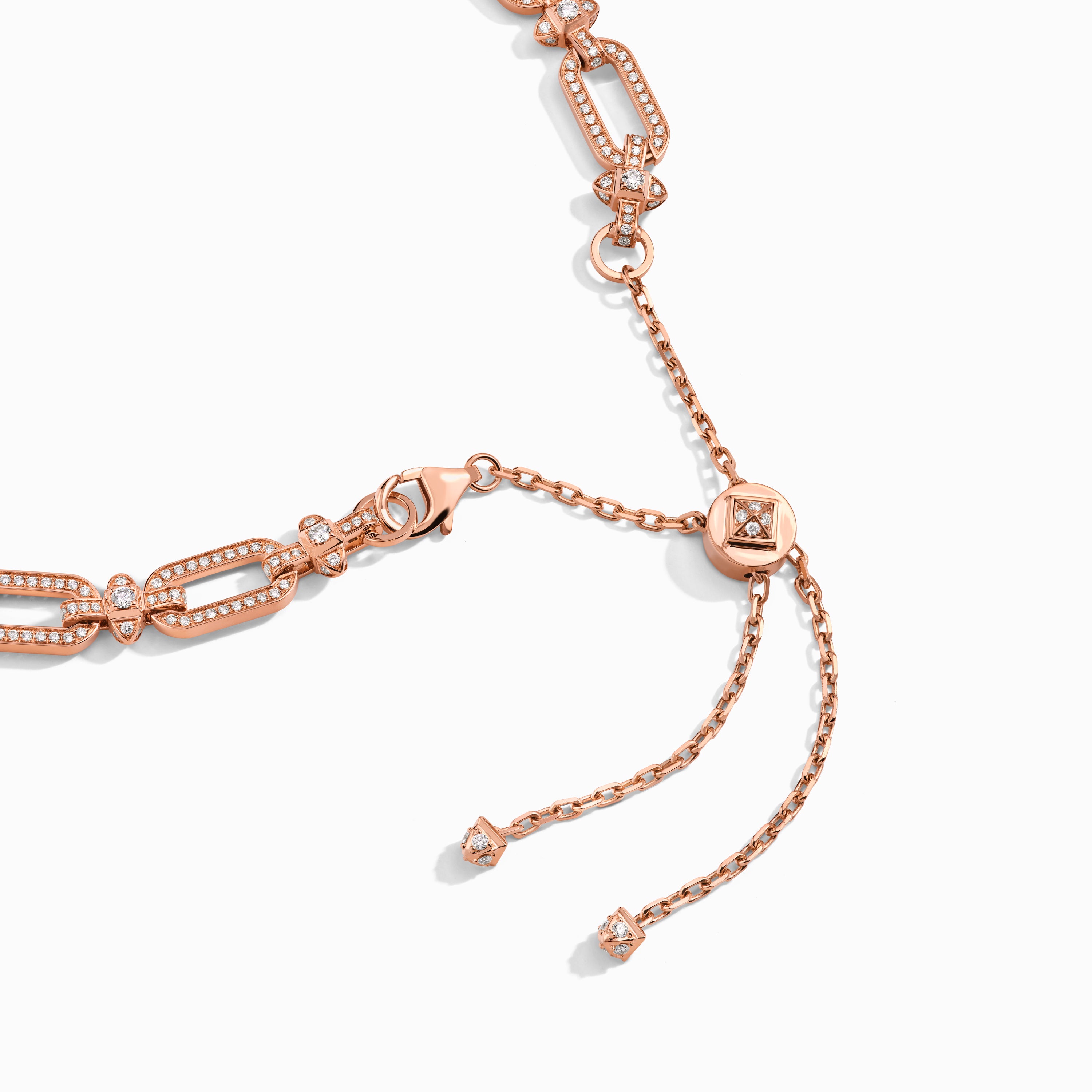 Tip-Top Link Full Diamond Collar Necklace — фото 8