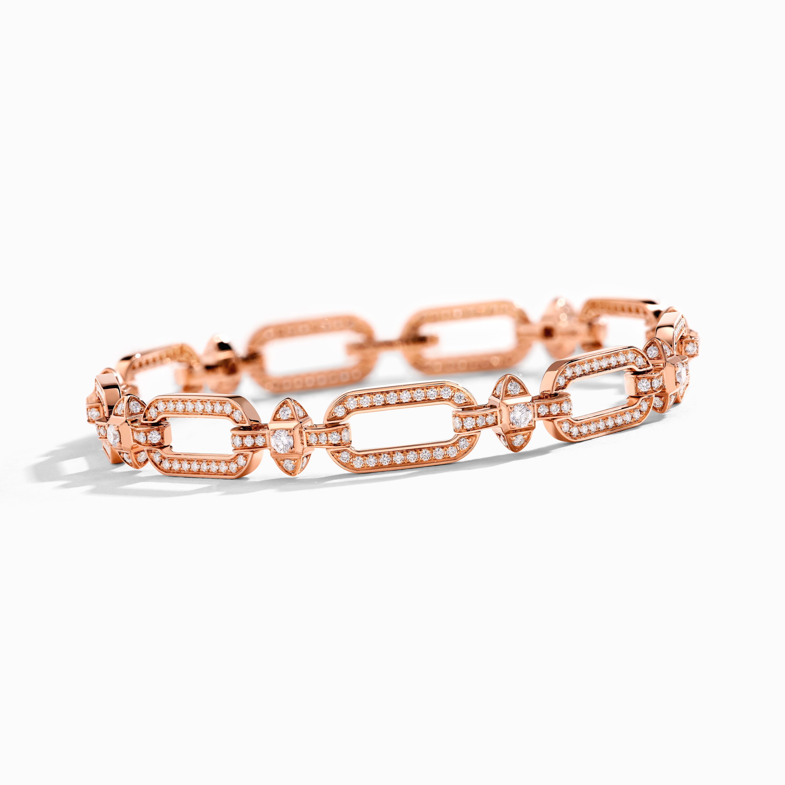 Tip-Top Link Full Diamond Bracelet — фото 7