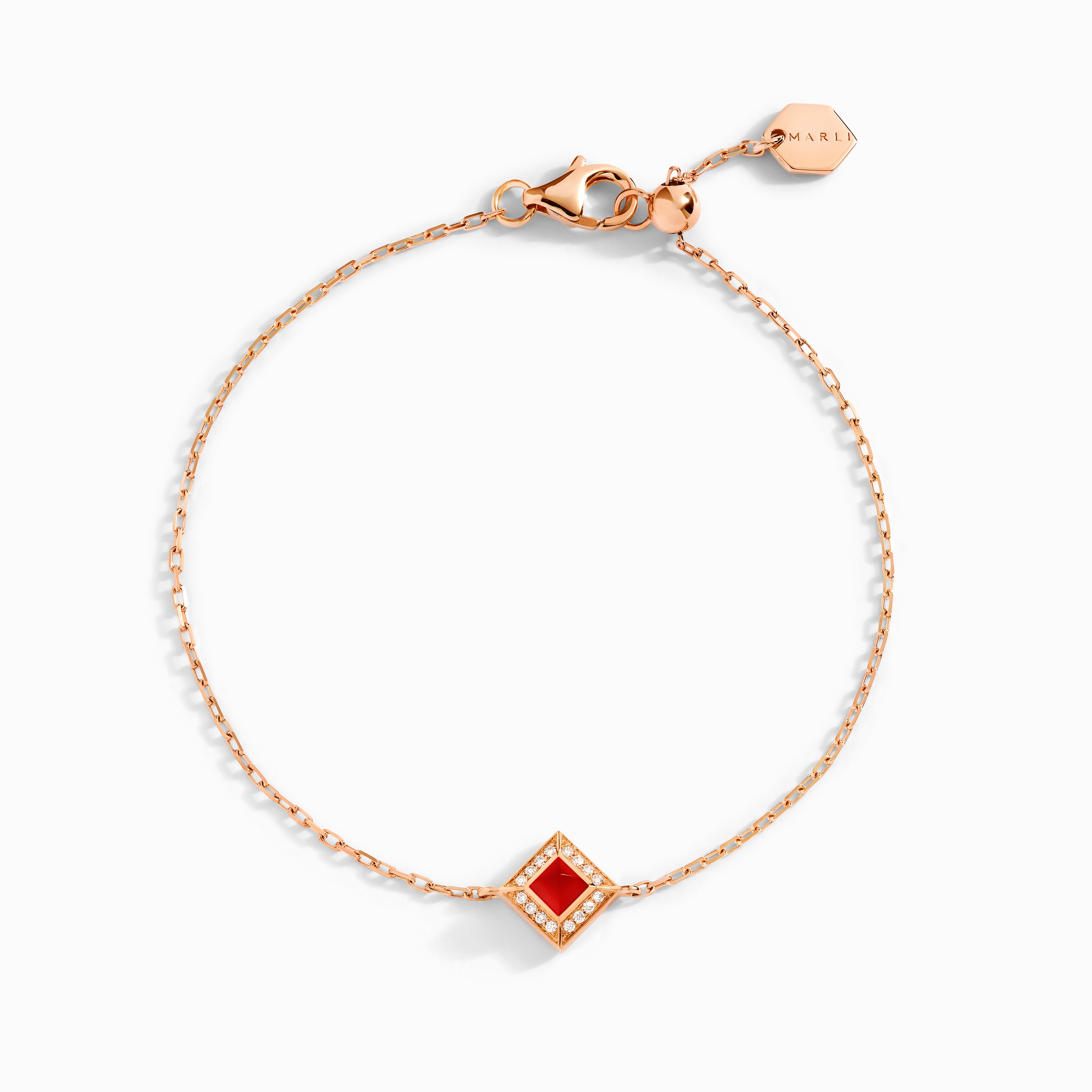 Cleo Lotus Pavé Chain Bracelet — фото 34