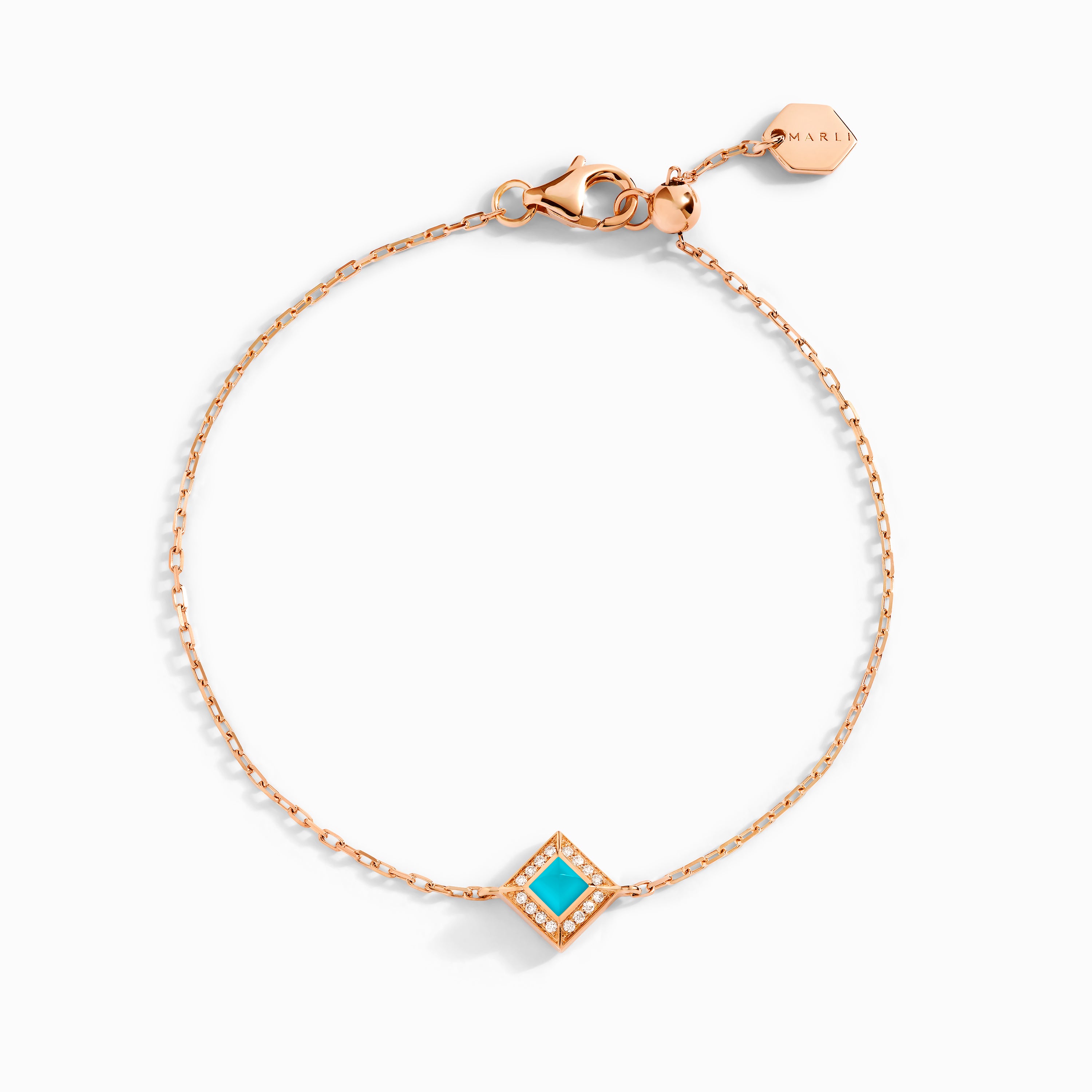 Cleo Lotus Pavé Chain Bracelet — фото 29