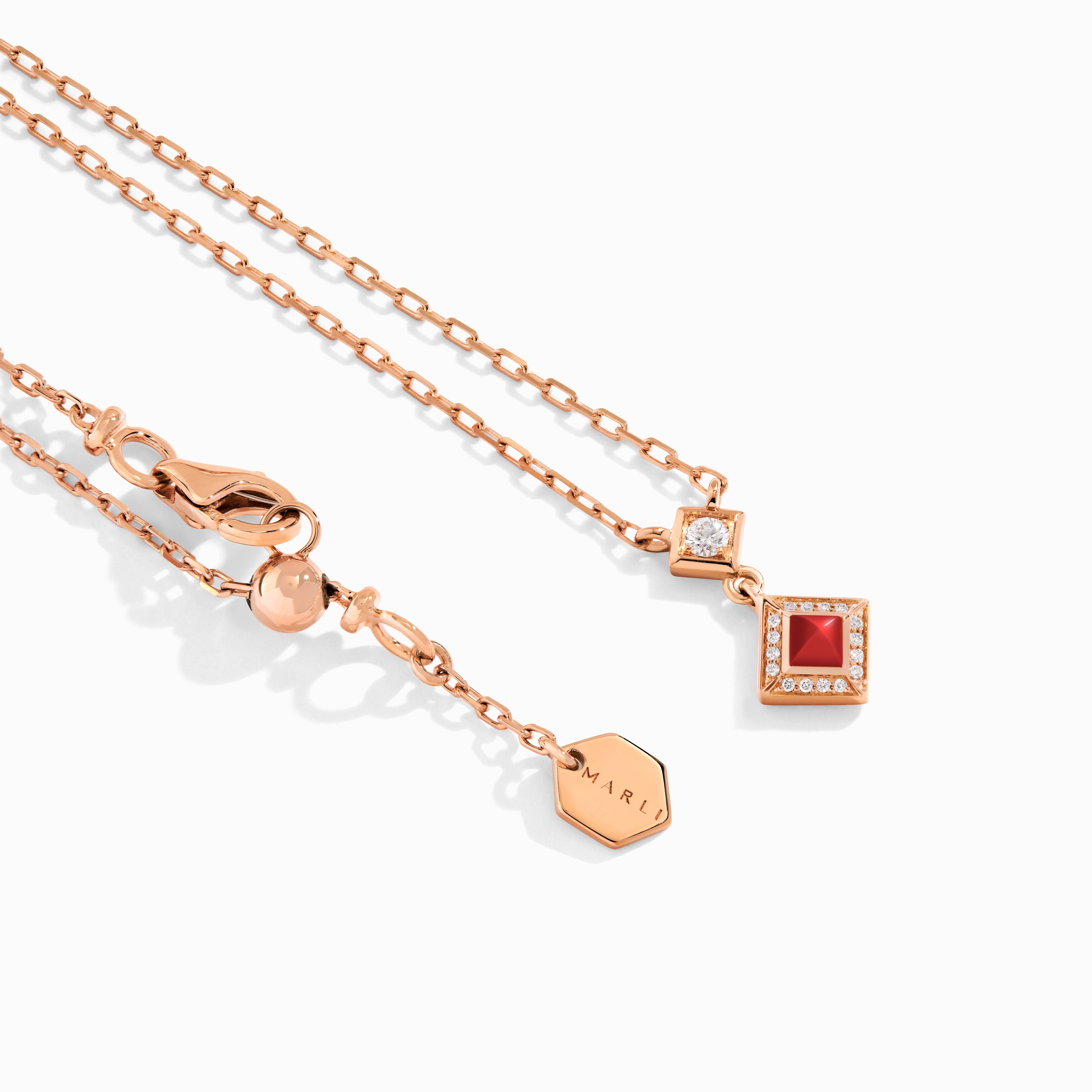 Cleo Lotus Pavé Pendant Necklace — фото 29
