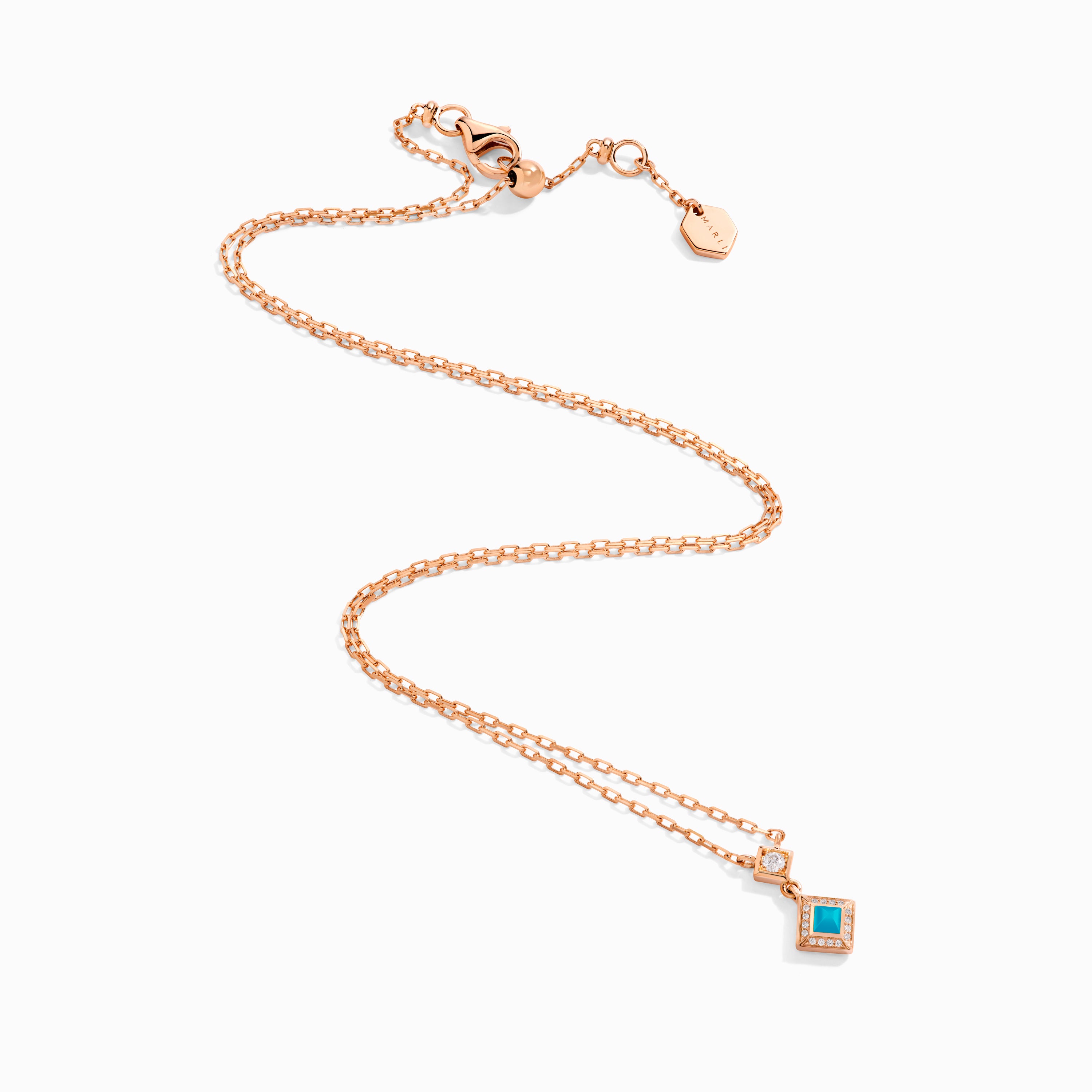 Cleo Lotus Pavé Pendant Necklace — фото 30