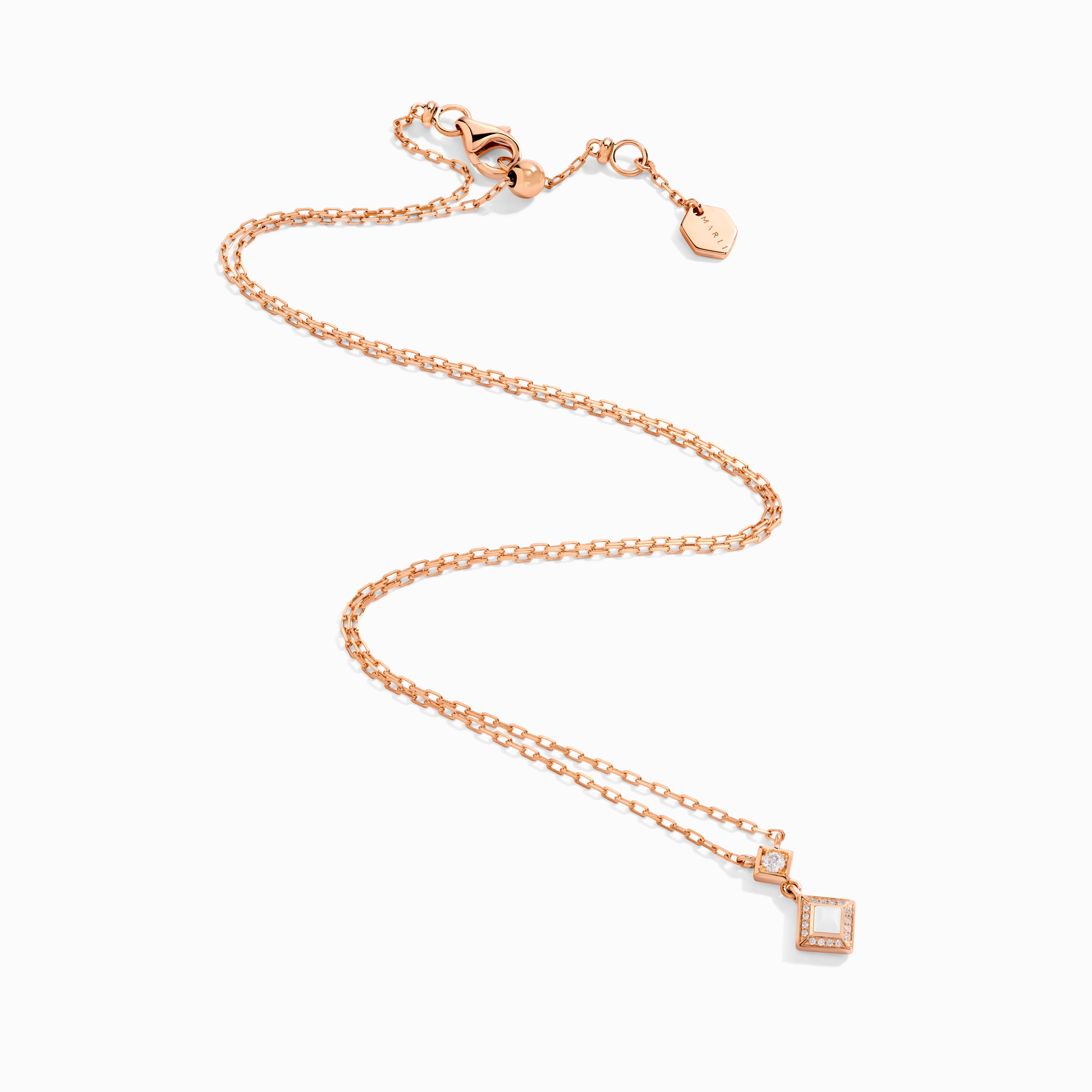 Cleo Lotus Pavé Pendant Necklace — фото 33