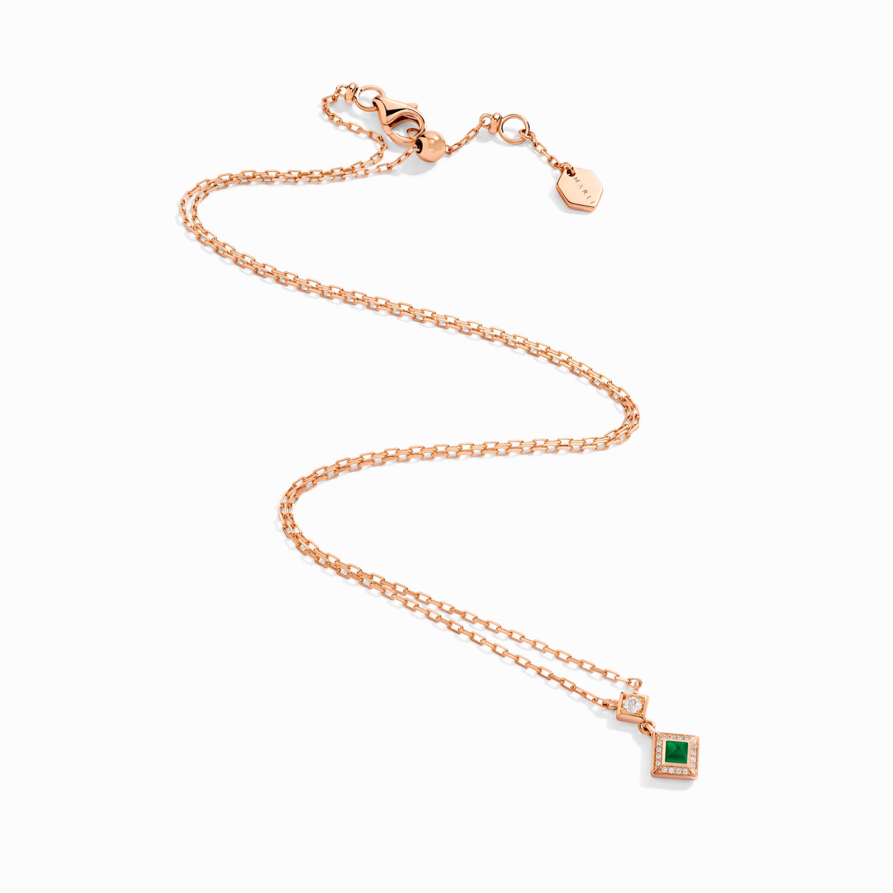 Cleo Lotus Pavé Pendant Necklace — фото 56