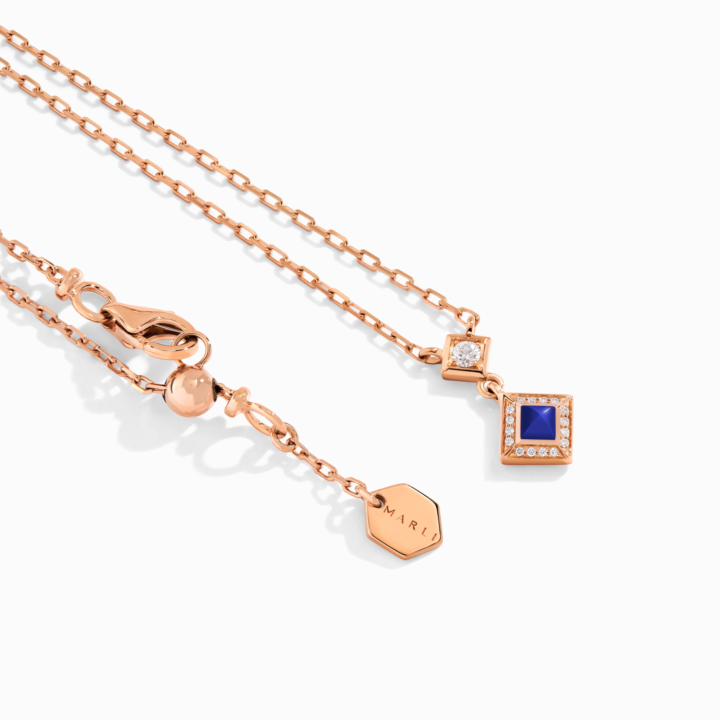 Cleo Lotus Pavé Pendant Necklace — фото 26