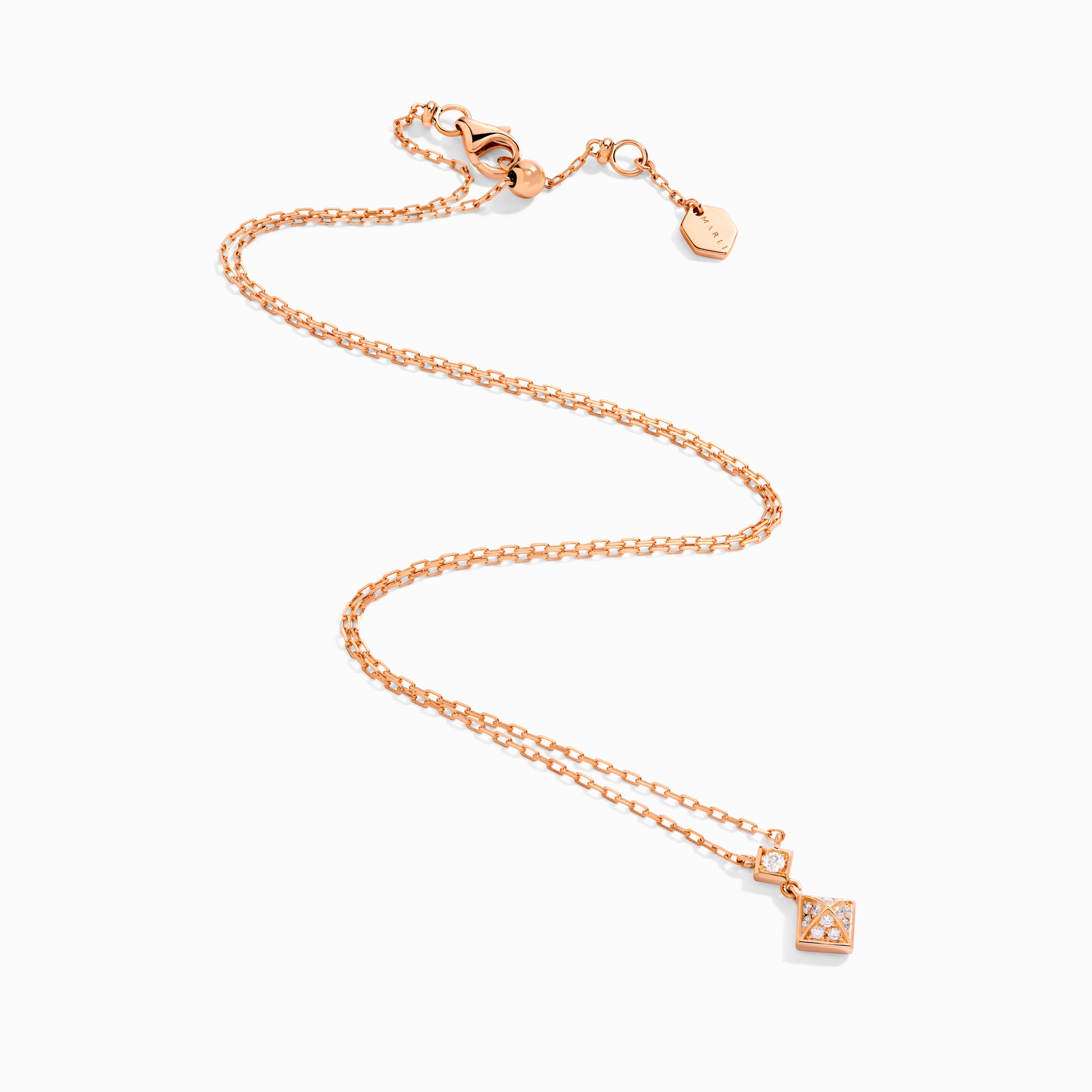 Cleo Lotus Full Diamond Pavé Pendant Necklace — фото 9