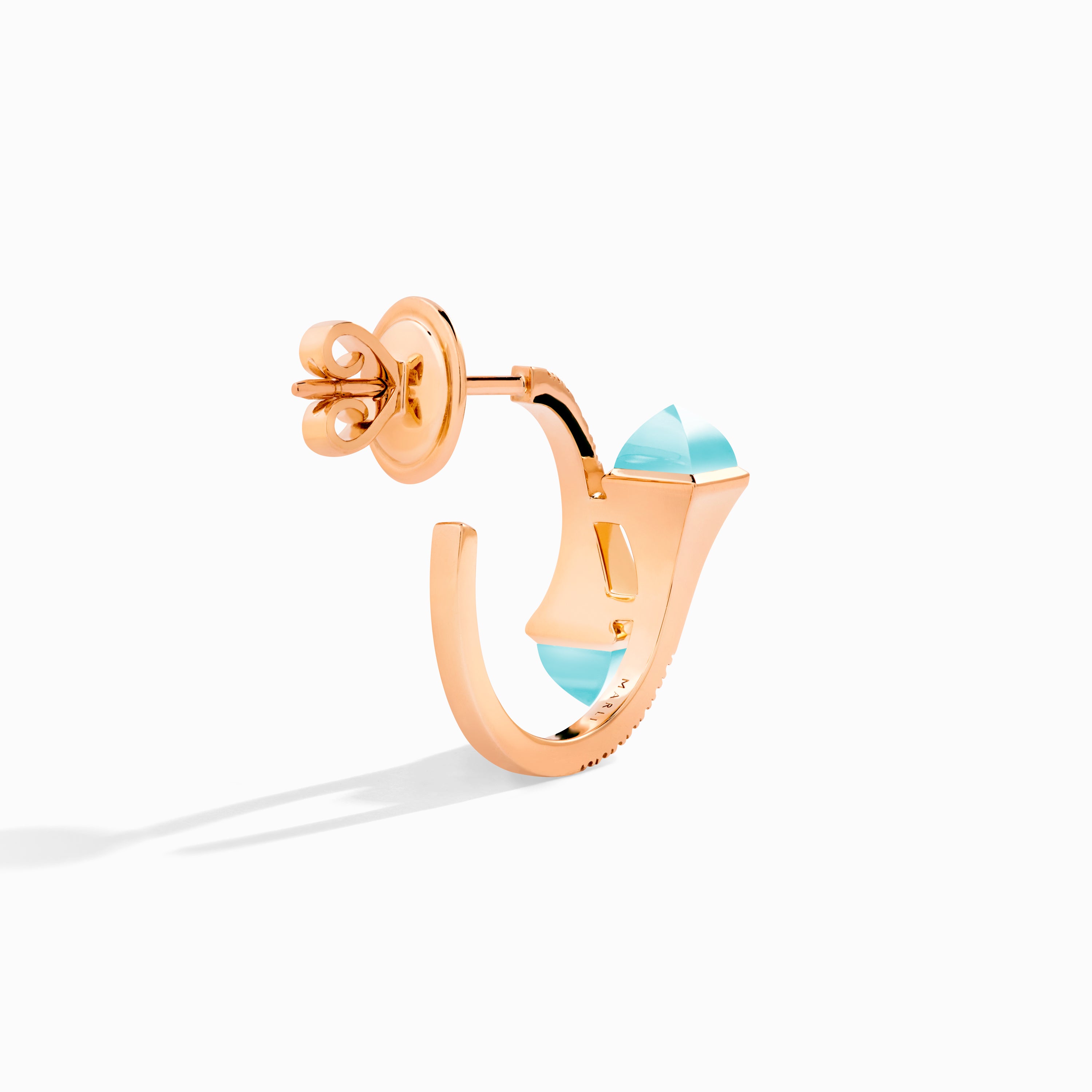 Cleo Diamond Open Hoop Earrings — фото 46