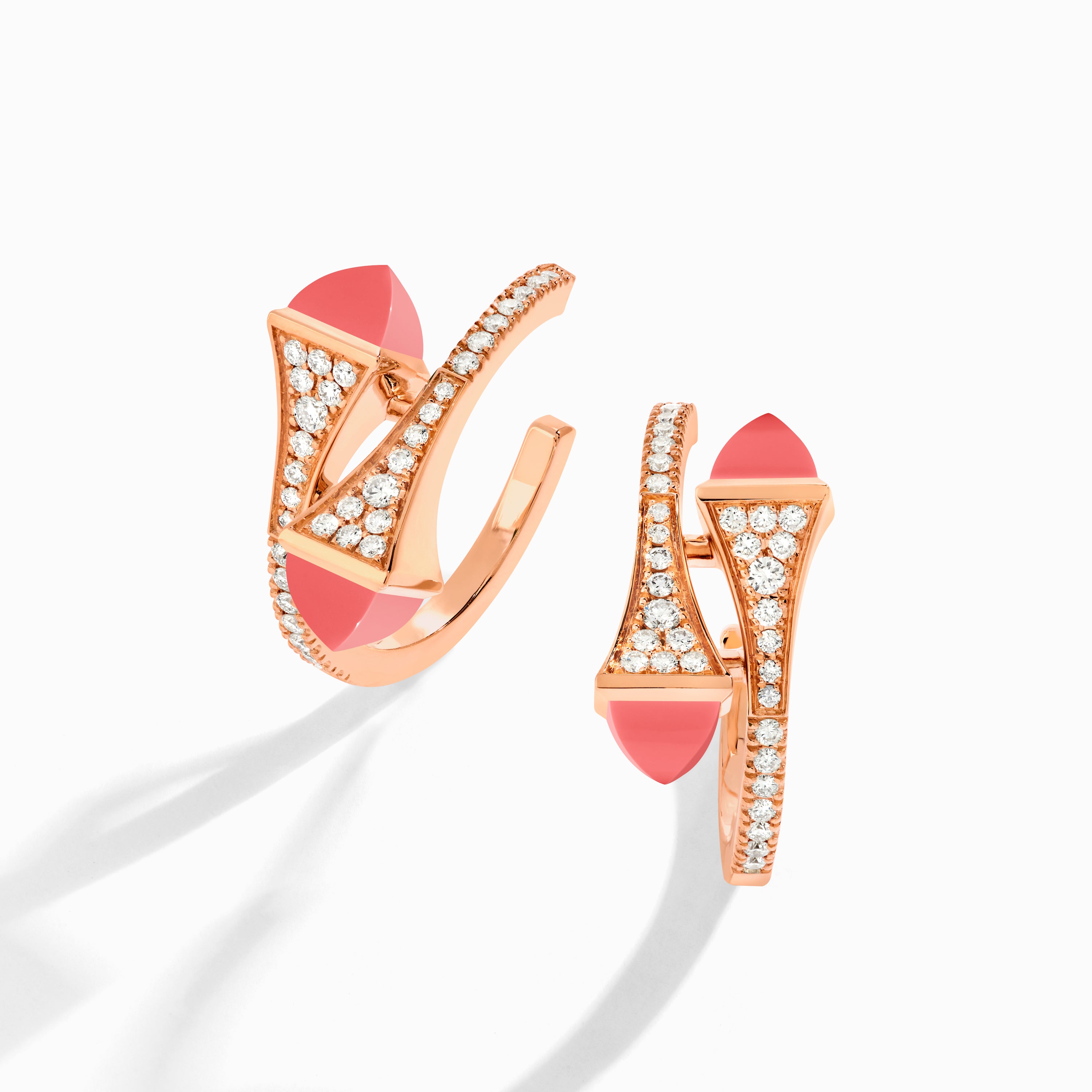 Cleo Diamond Open Hoop Earrings — фото 54
