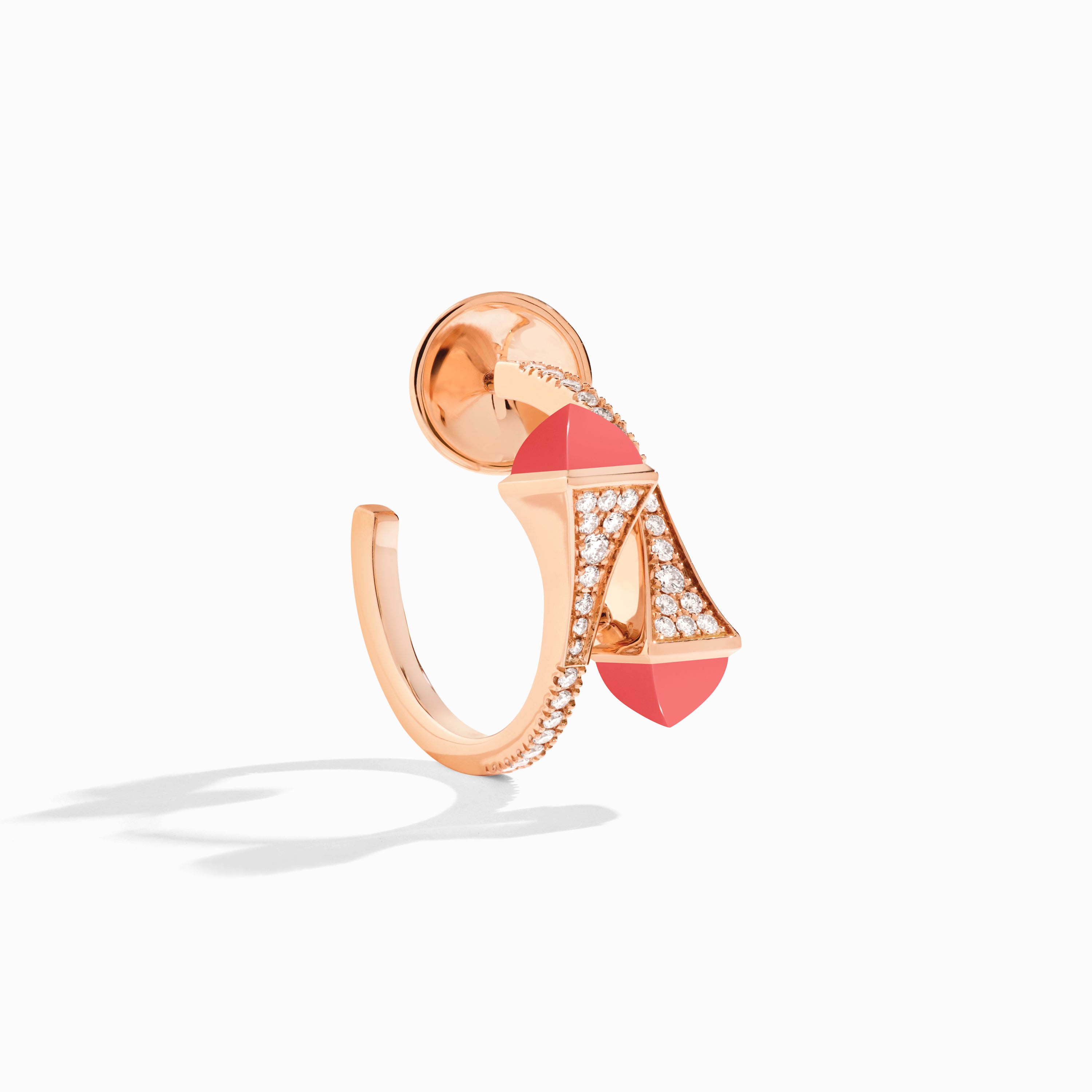 Cleo Diamond Open Hoop Earrings — фото 39