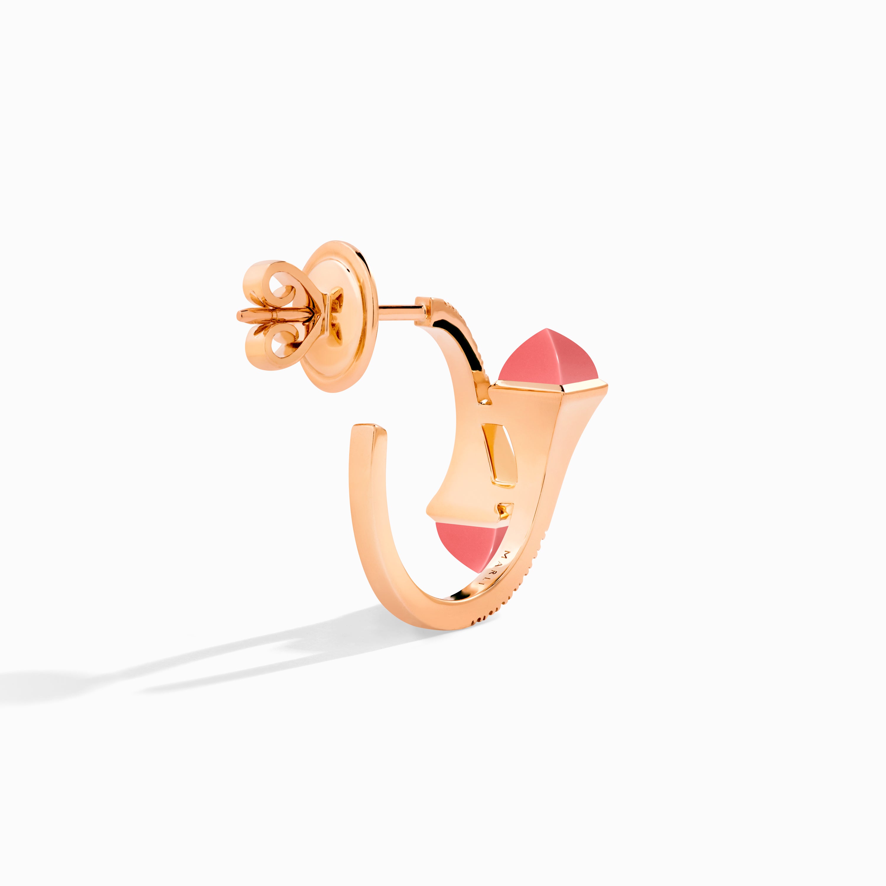 Cleo Diamond Open Hoop Earrings — фото 70