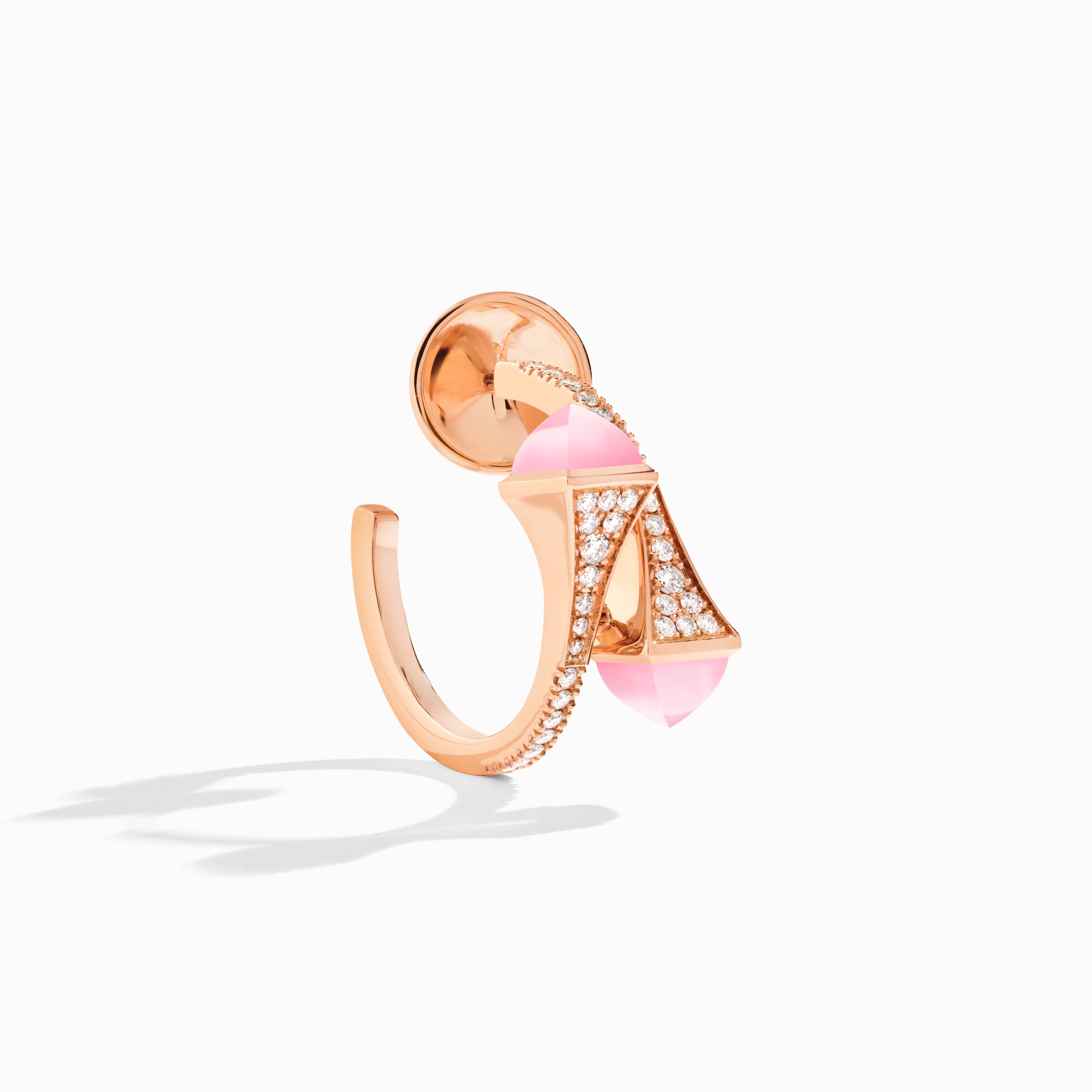 Cleo Diamond Open Hoop Earrings — фото 71