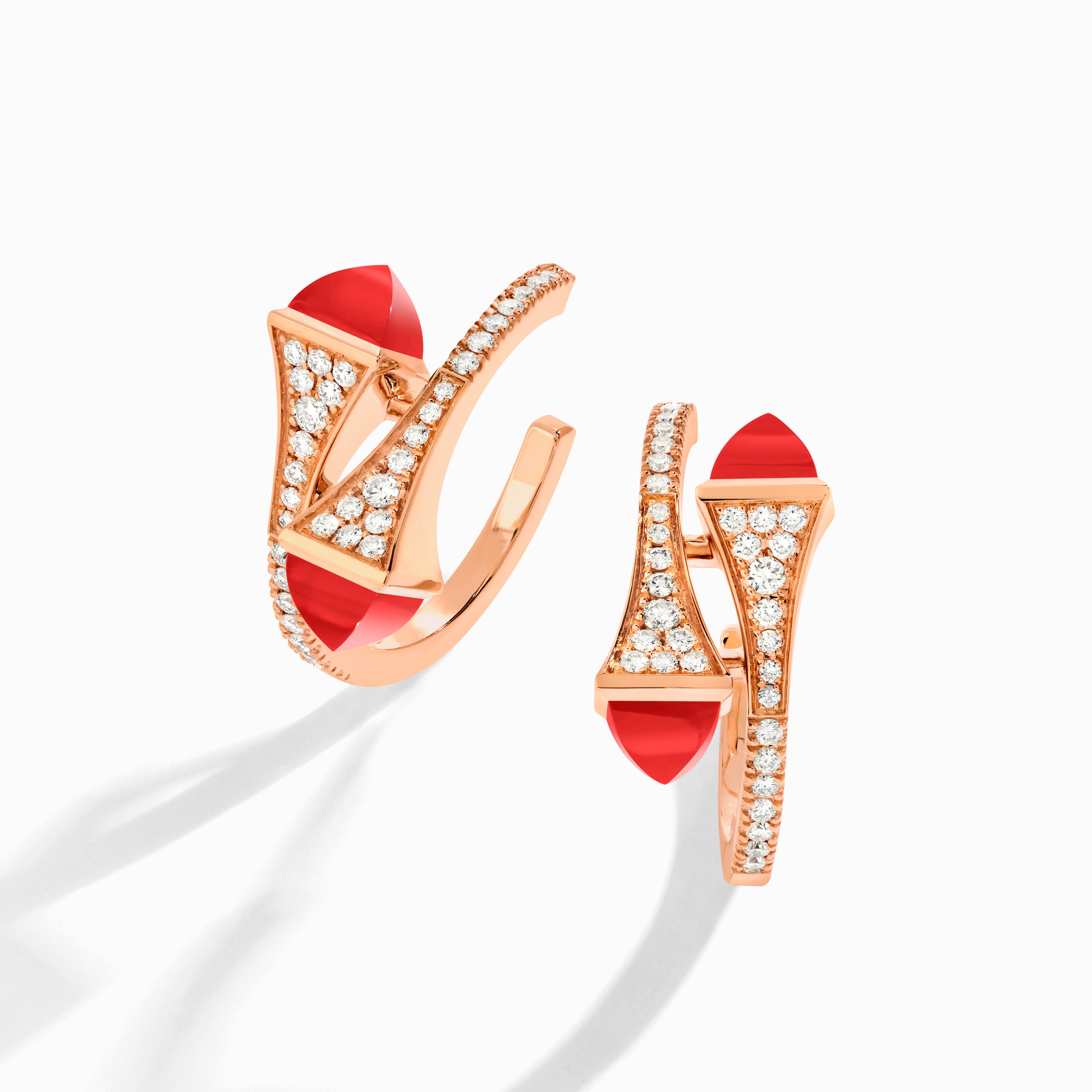 Cleo Diamond Open Hoop Earrings — фото 57