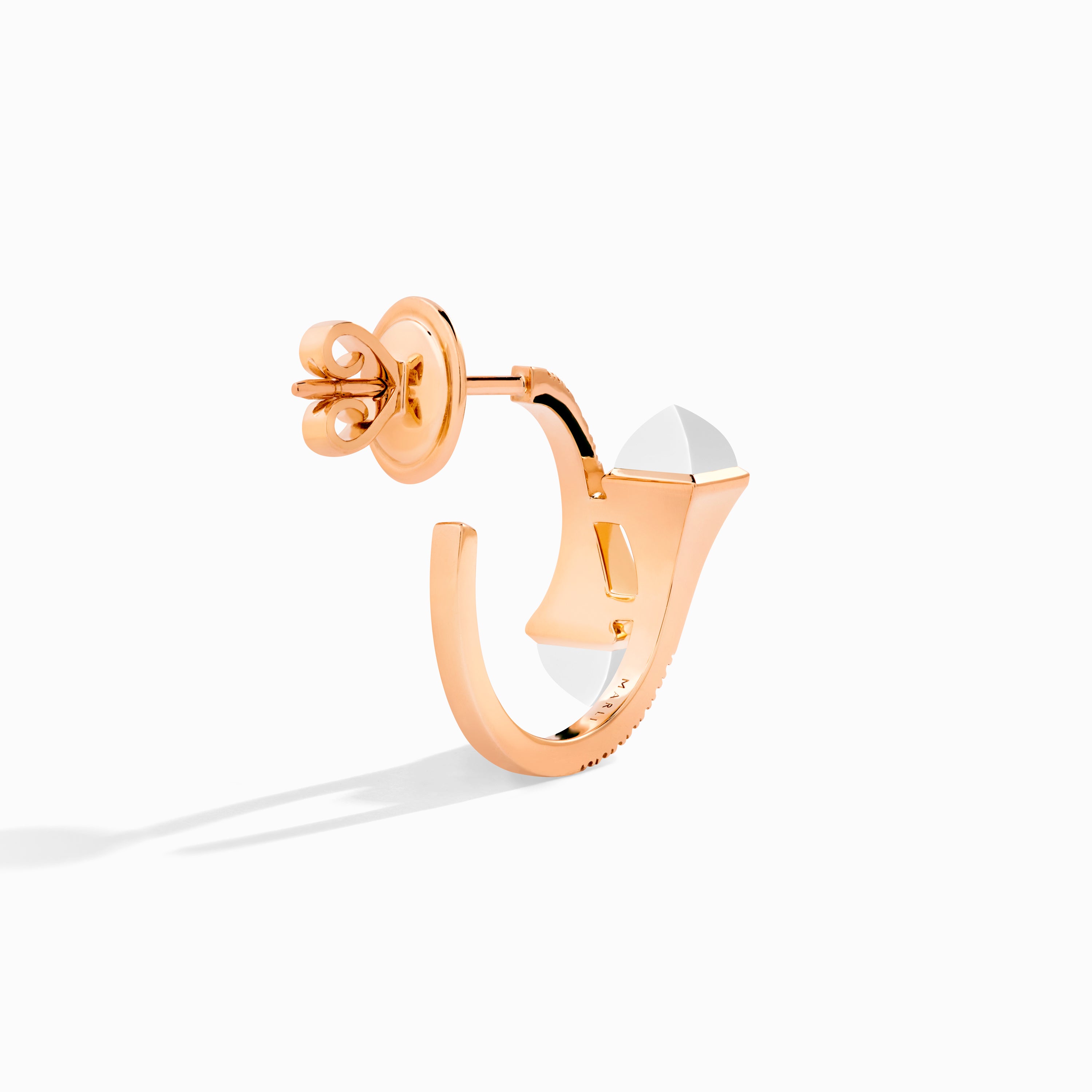Cleo Diamond Open Hoop Earrings — фото 67