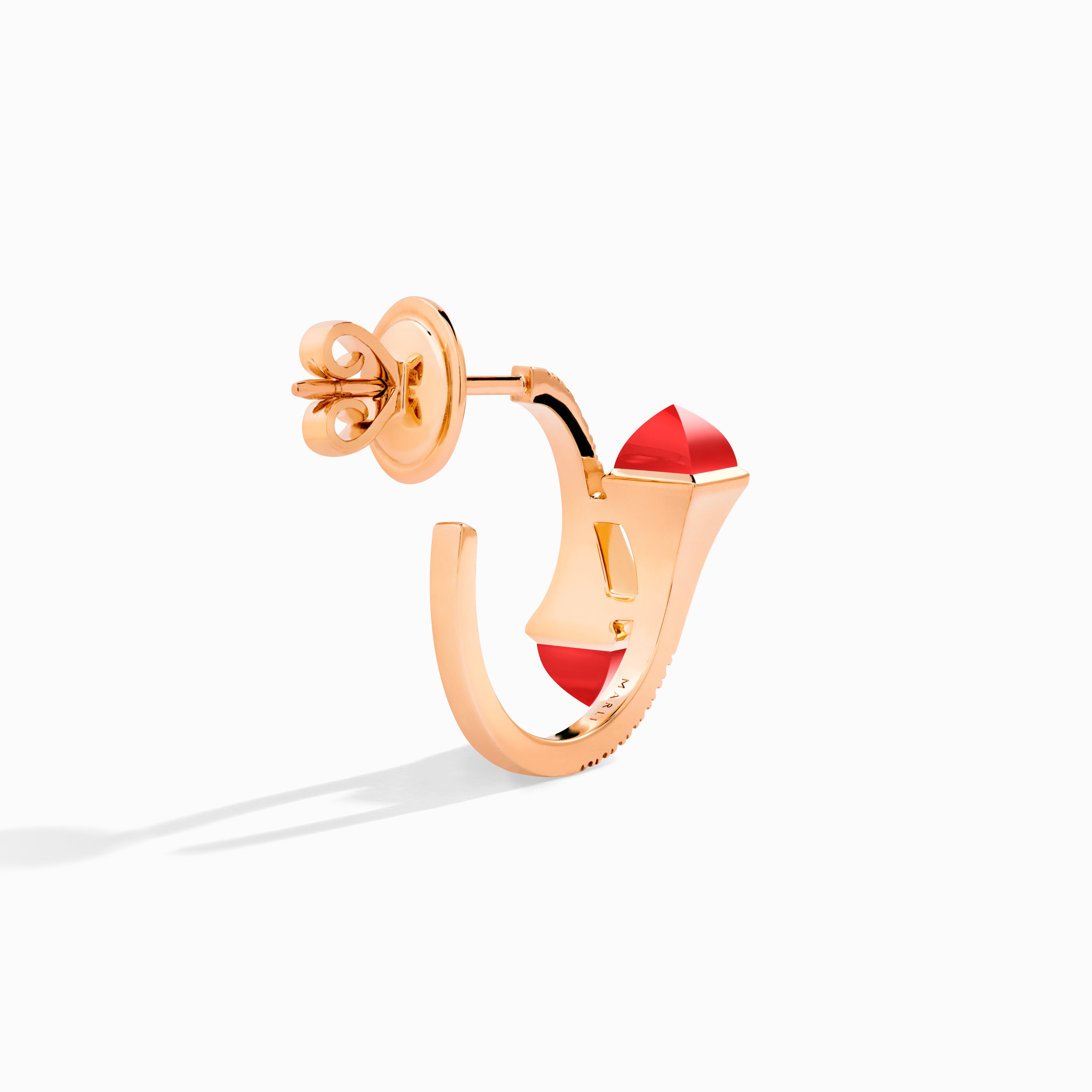 Cleo Diamond Open Hoop Earrings — фото 42