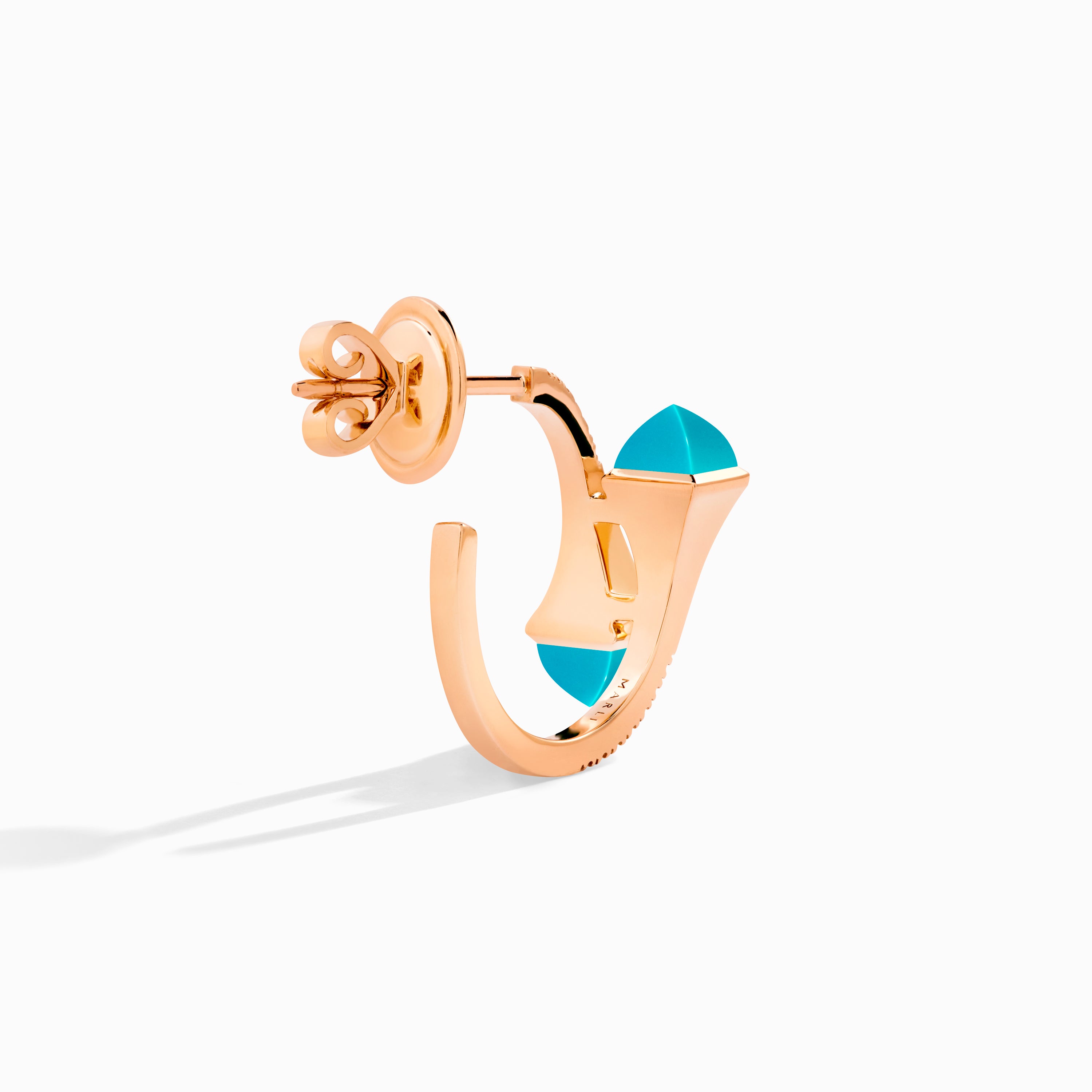 Cleo Diamond Open Hoop Earrings — фото 68