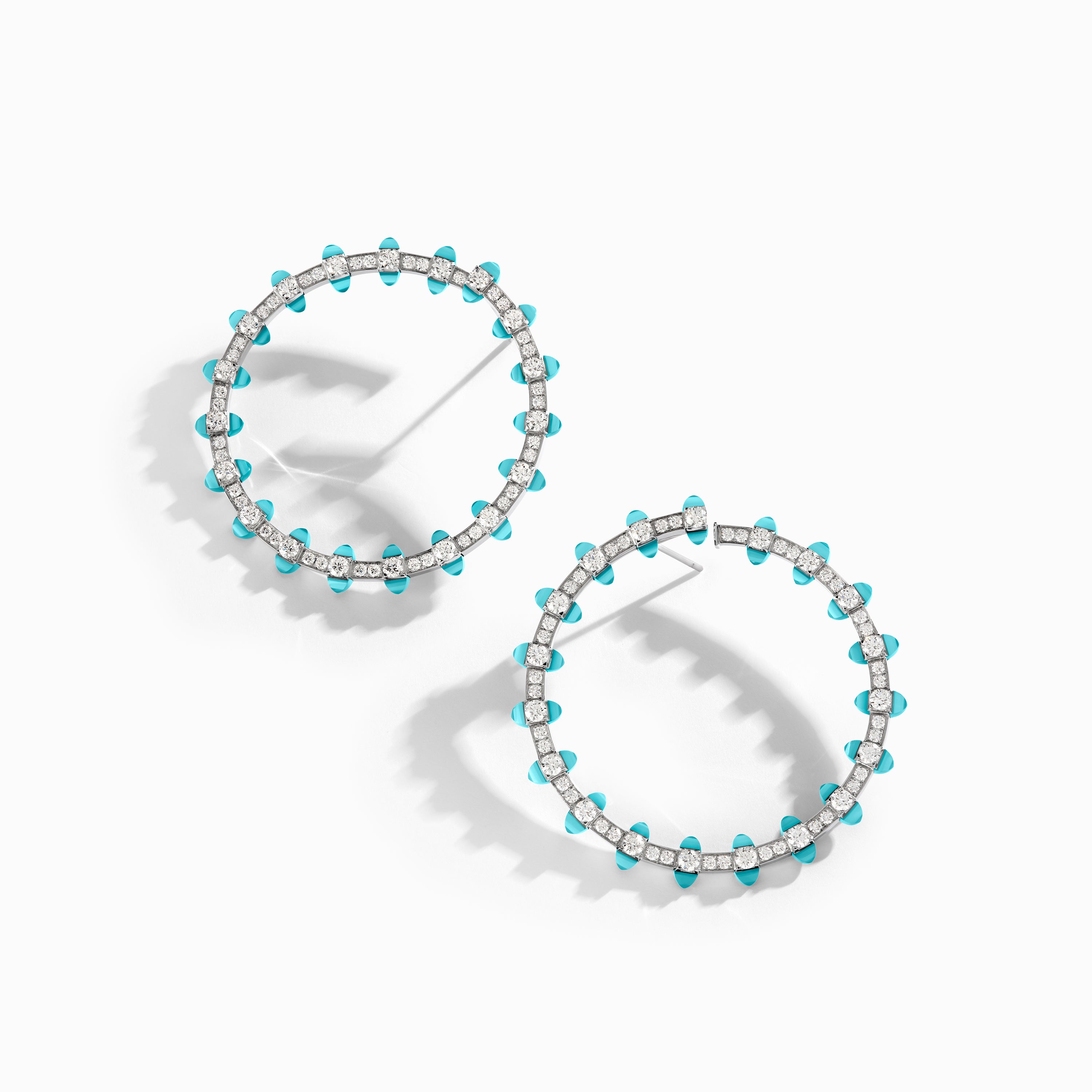 Tip-Top Diamond Halo Earrings — фото 7