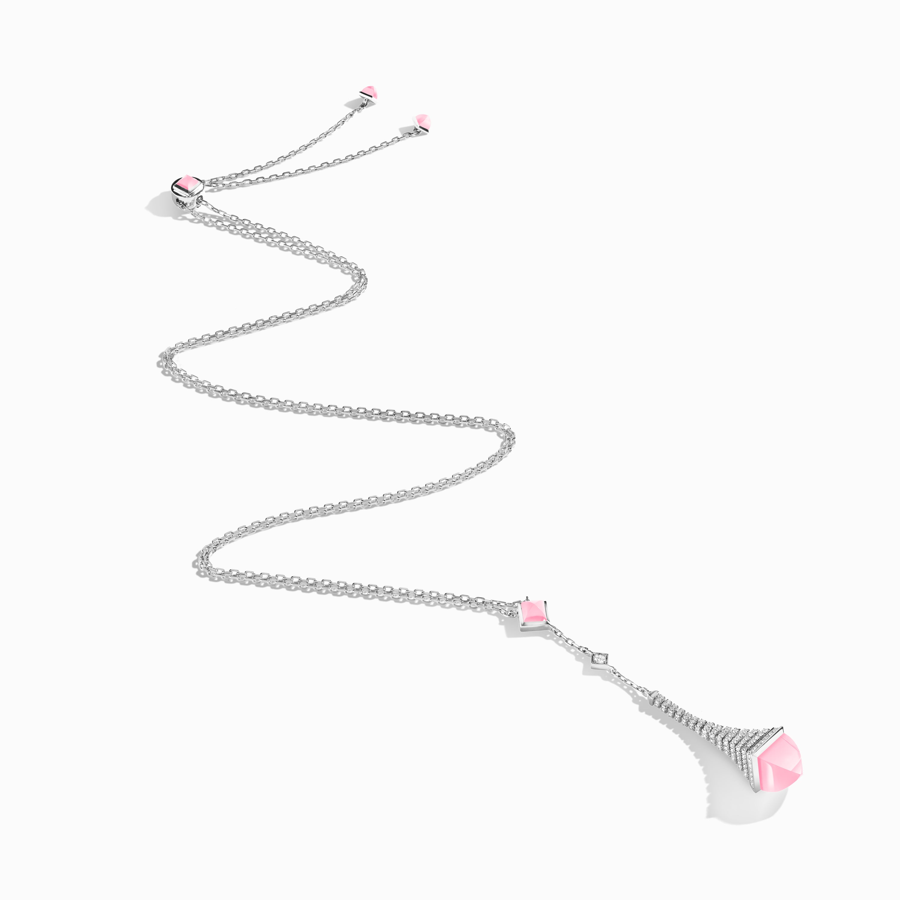 Cleo Rev Diamond Long Chain Drop Pendant Necklace — фото 42