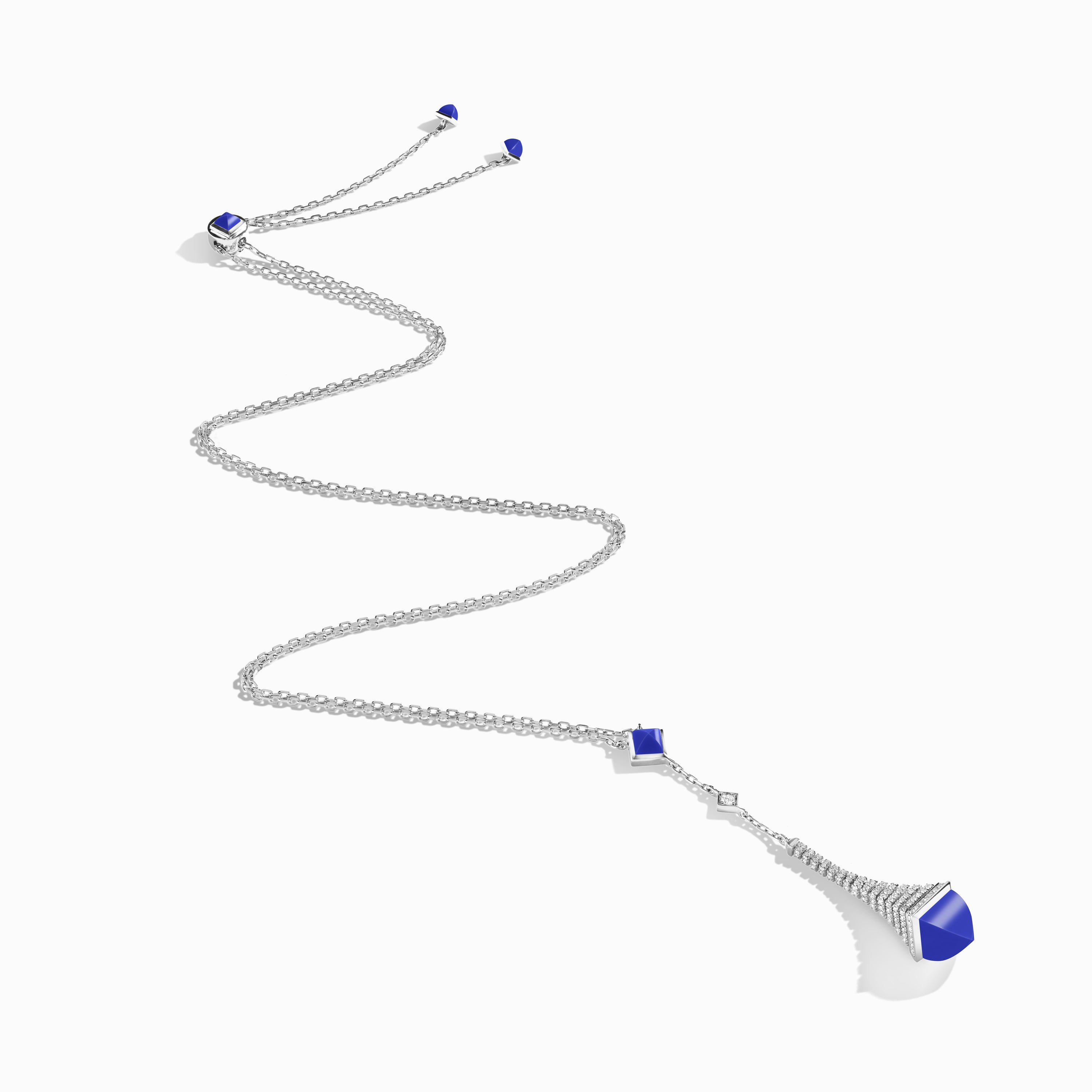 Cleo Rev Diamond Long Chain Drop Pendant Necklace — фото 25