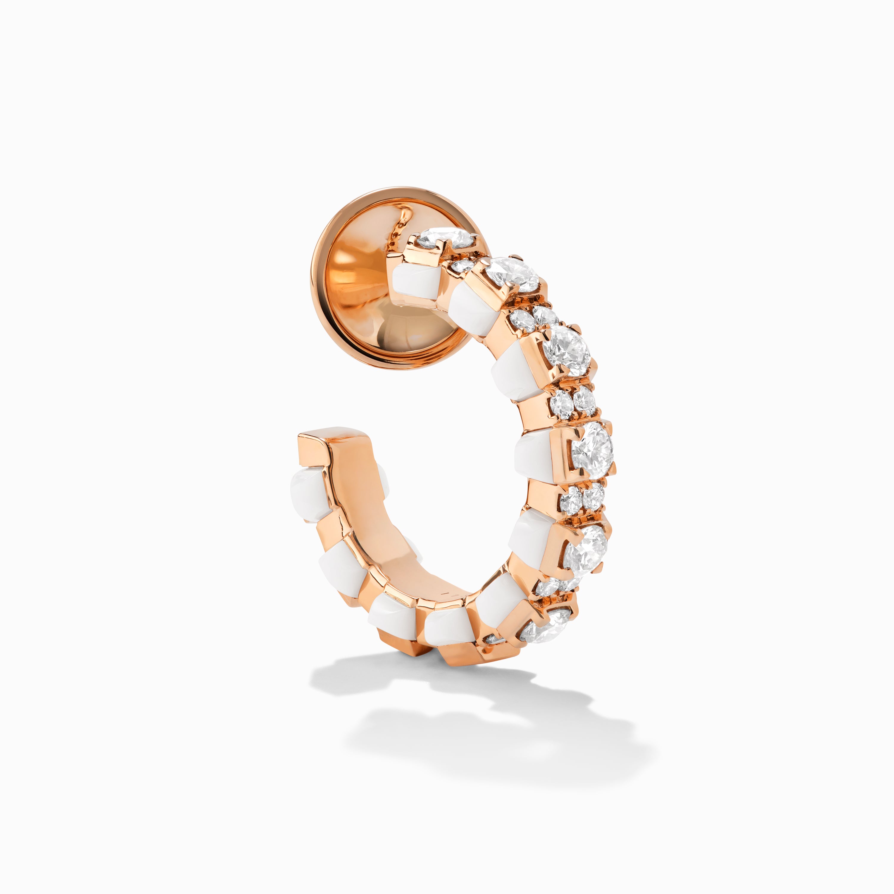 Tip-Top Diamond Small Hoop Earrings — фото 5