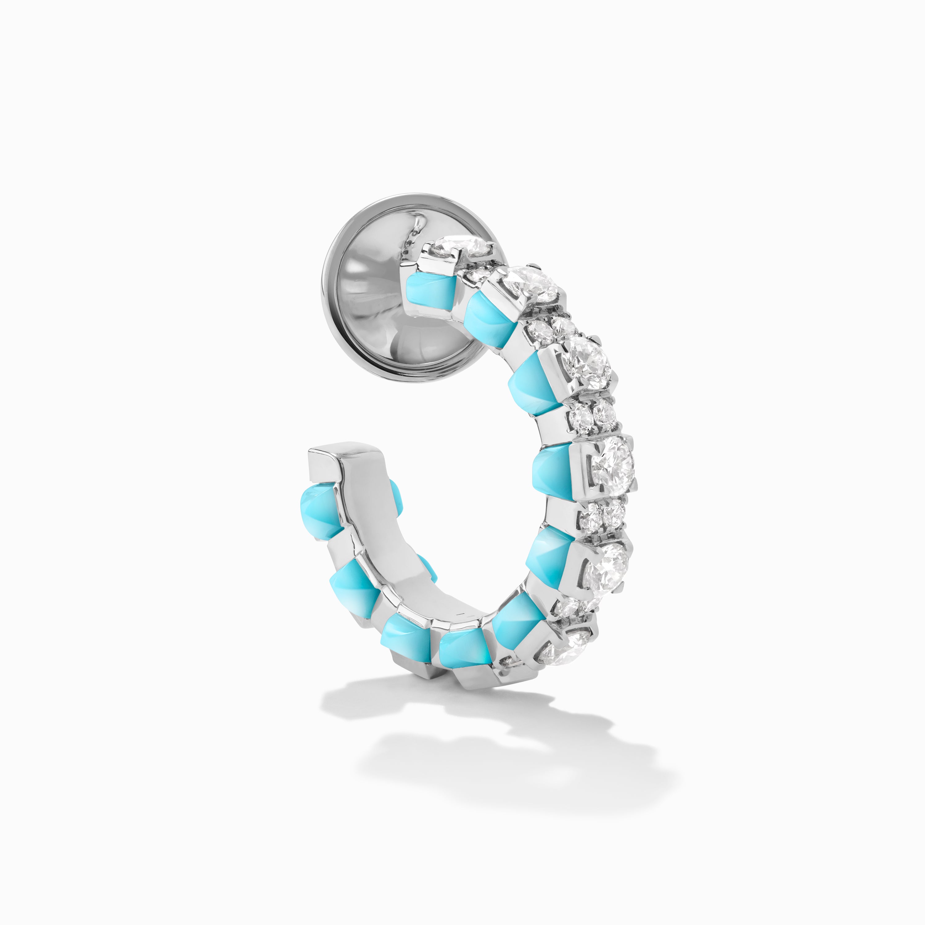 Tip-Top Diamond Small Hoop Earrings — фото 8