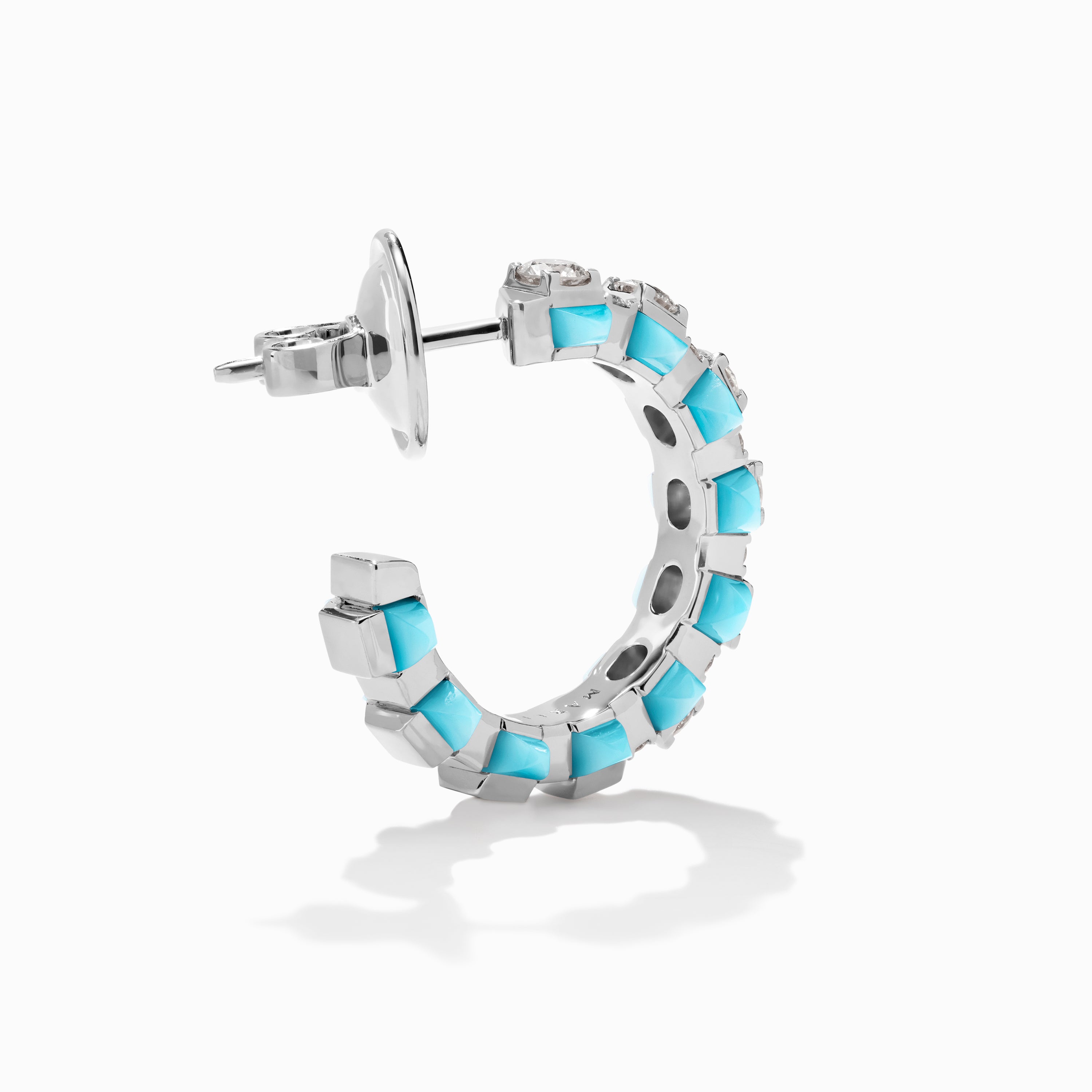 Tip-Top Diamond Small Hoop Earrings — фото 9