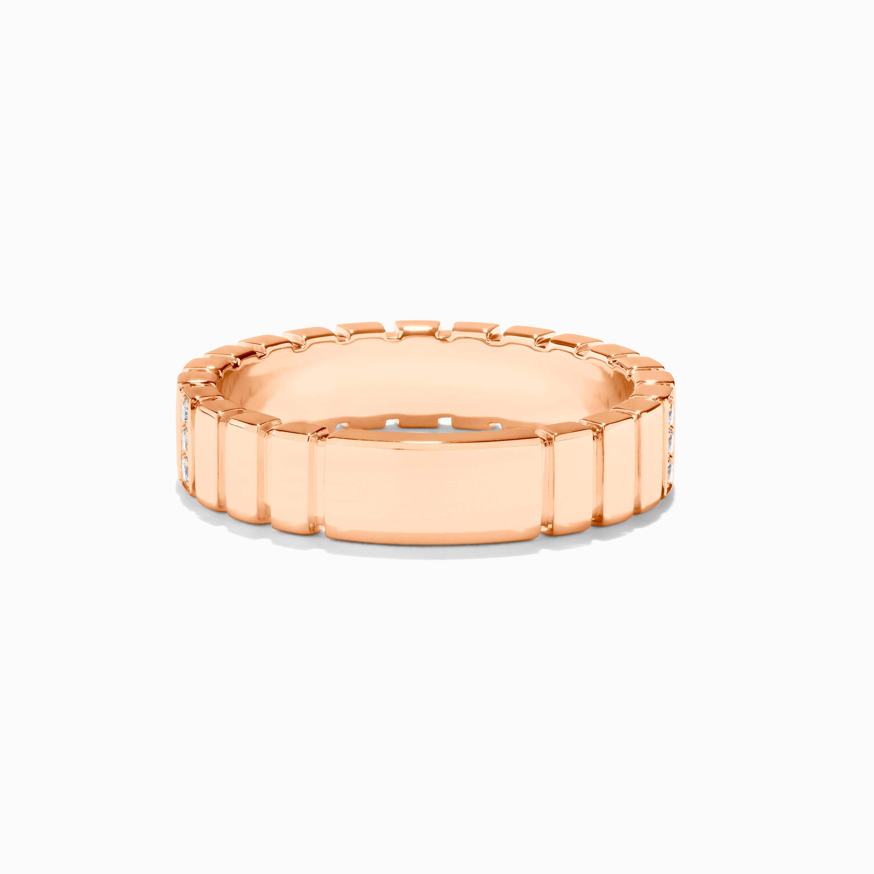 Cleo 2 Link Slim Full Diamond Ring — фото 6