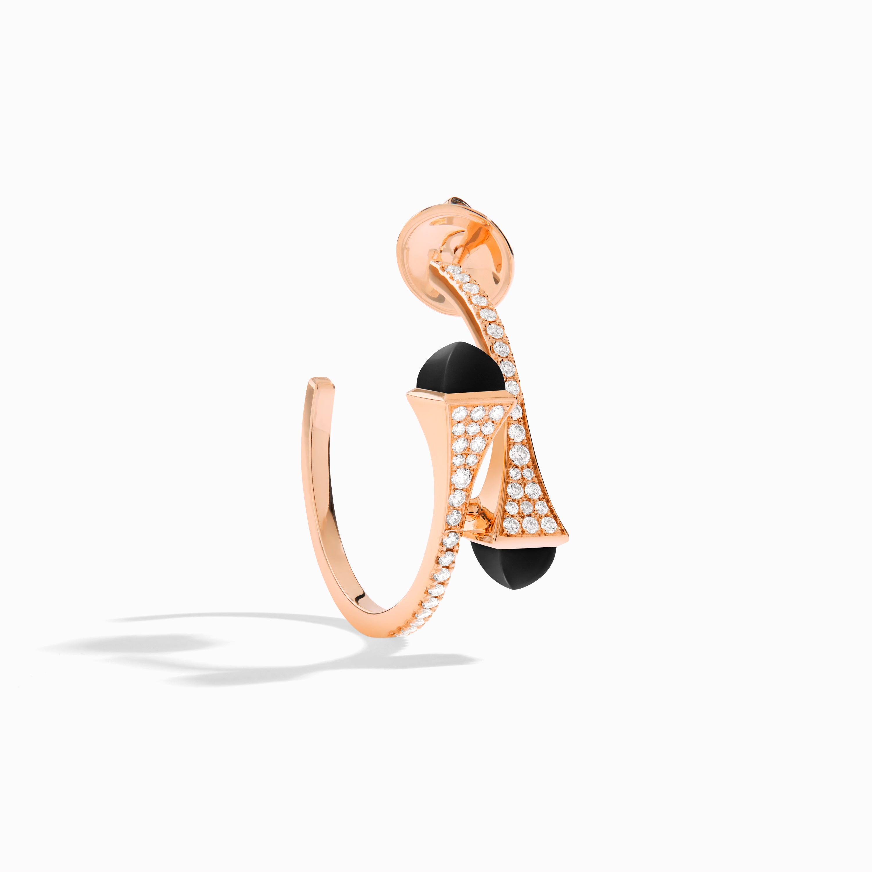Cleo Diamond Small Hoop Earrings — фото 80