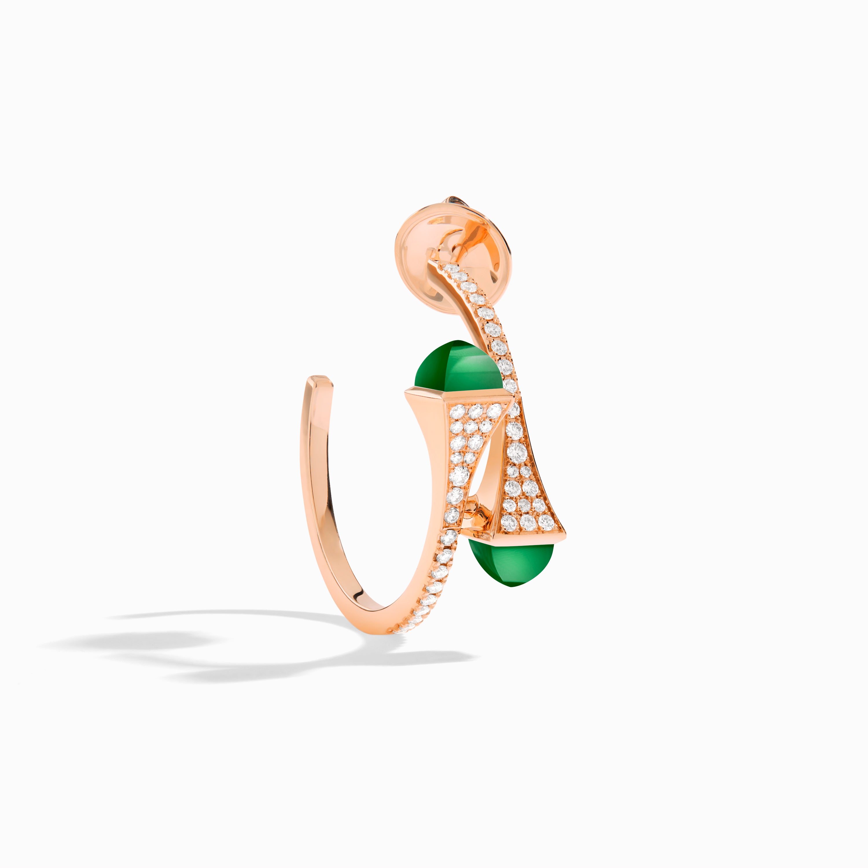 Cleo Diamond Small Hoop Earrings — фото 66