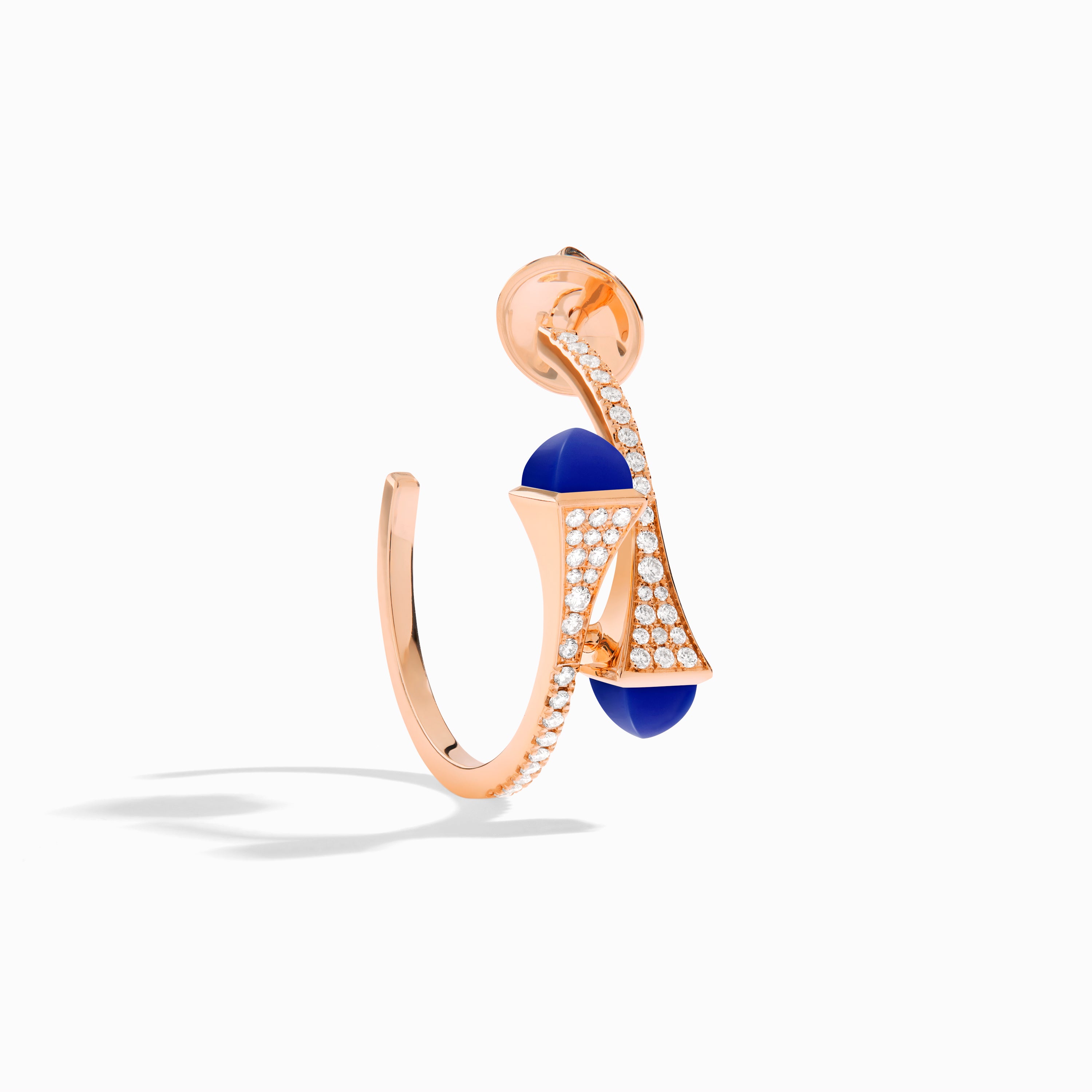 Cleo Diamond Small Hoop Earrings — фото 84