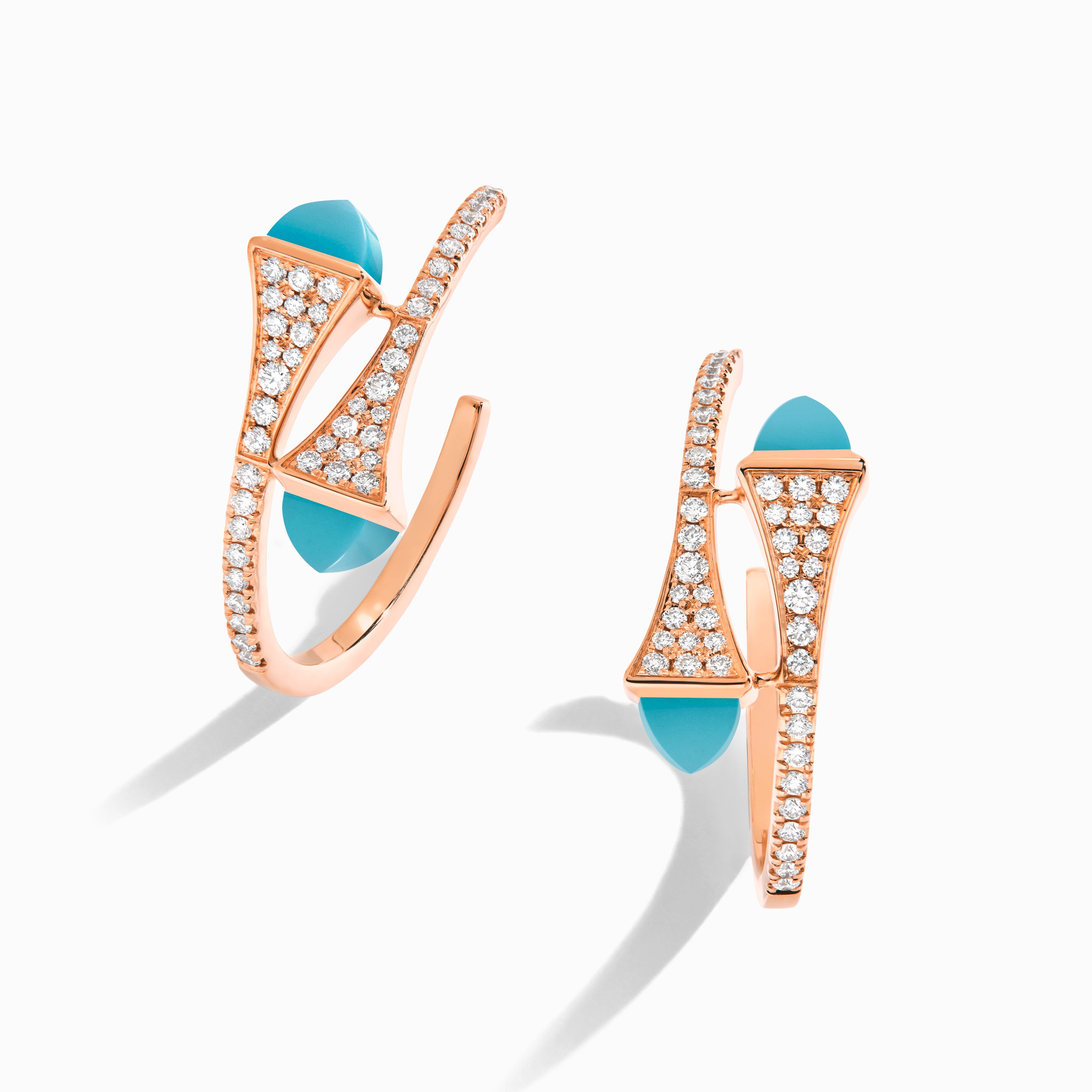Cleo Diamond Small Hoop Earrings — фото 58