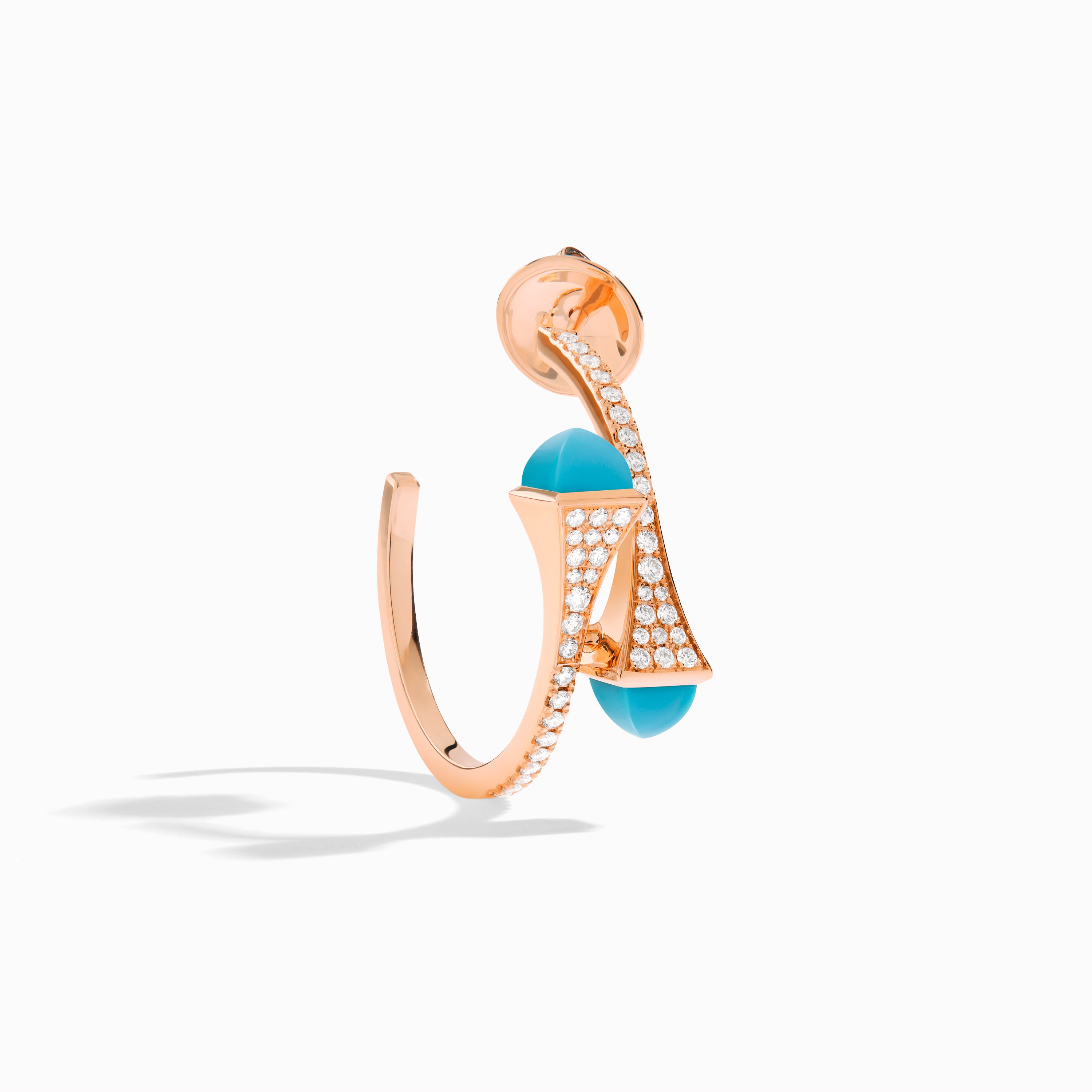 Cleo Diamond Small Hoop Earrings — фото 69