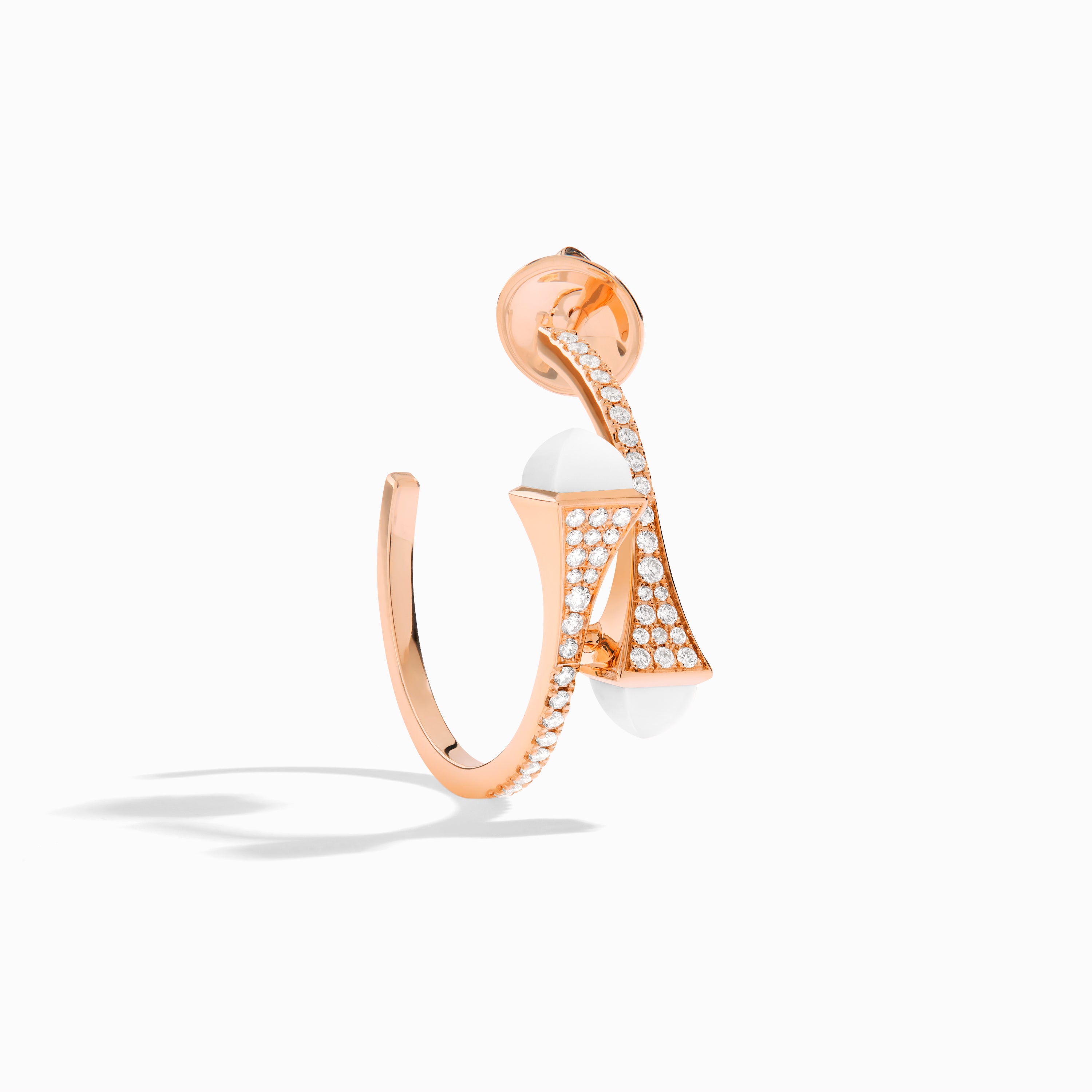 Cleo Diamond Small Hoop Earrings — фото 57