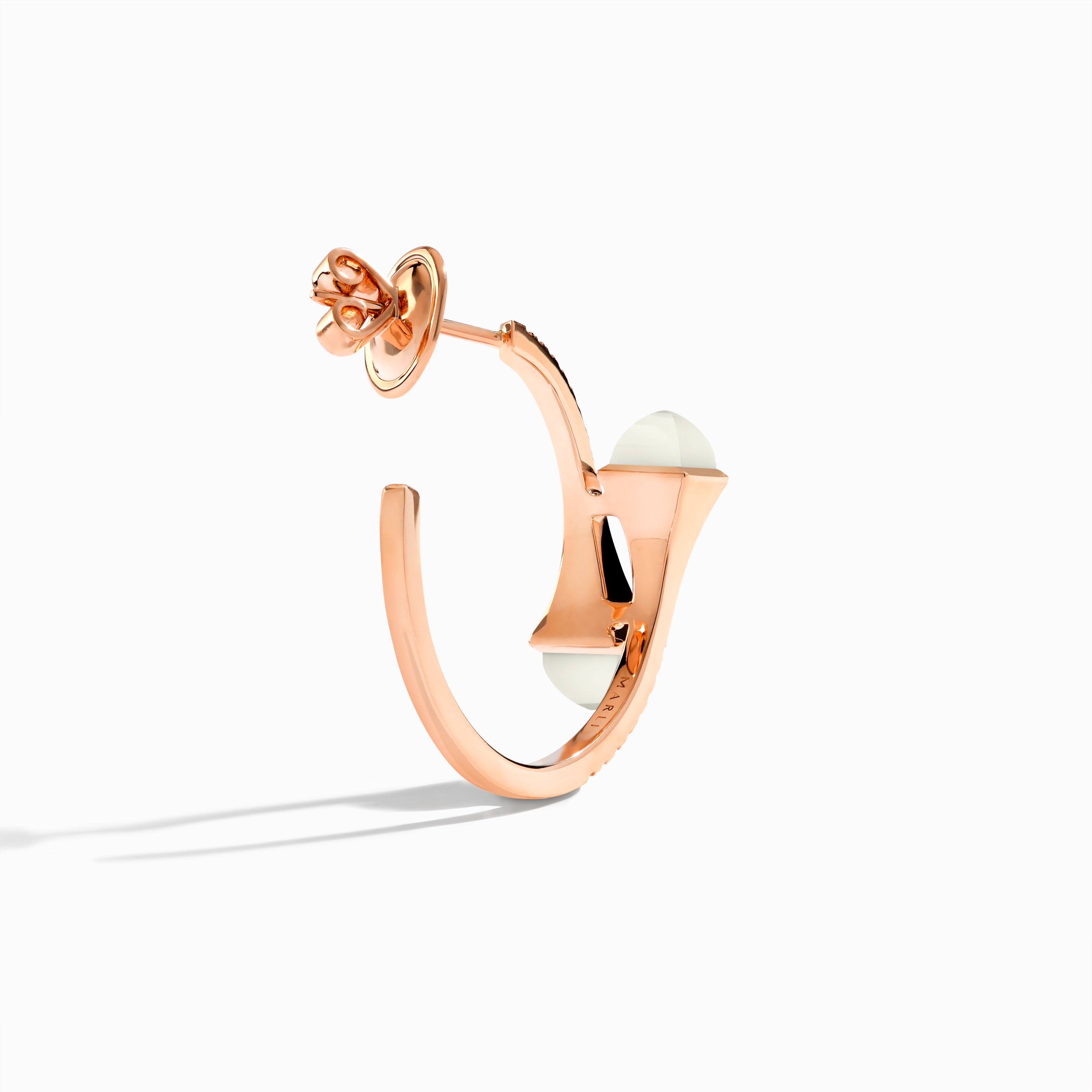 Cleo Diamond Small Hoop Earrings — фото 75