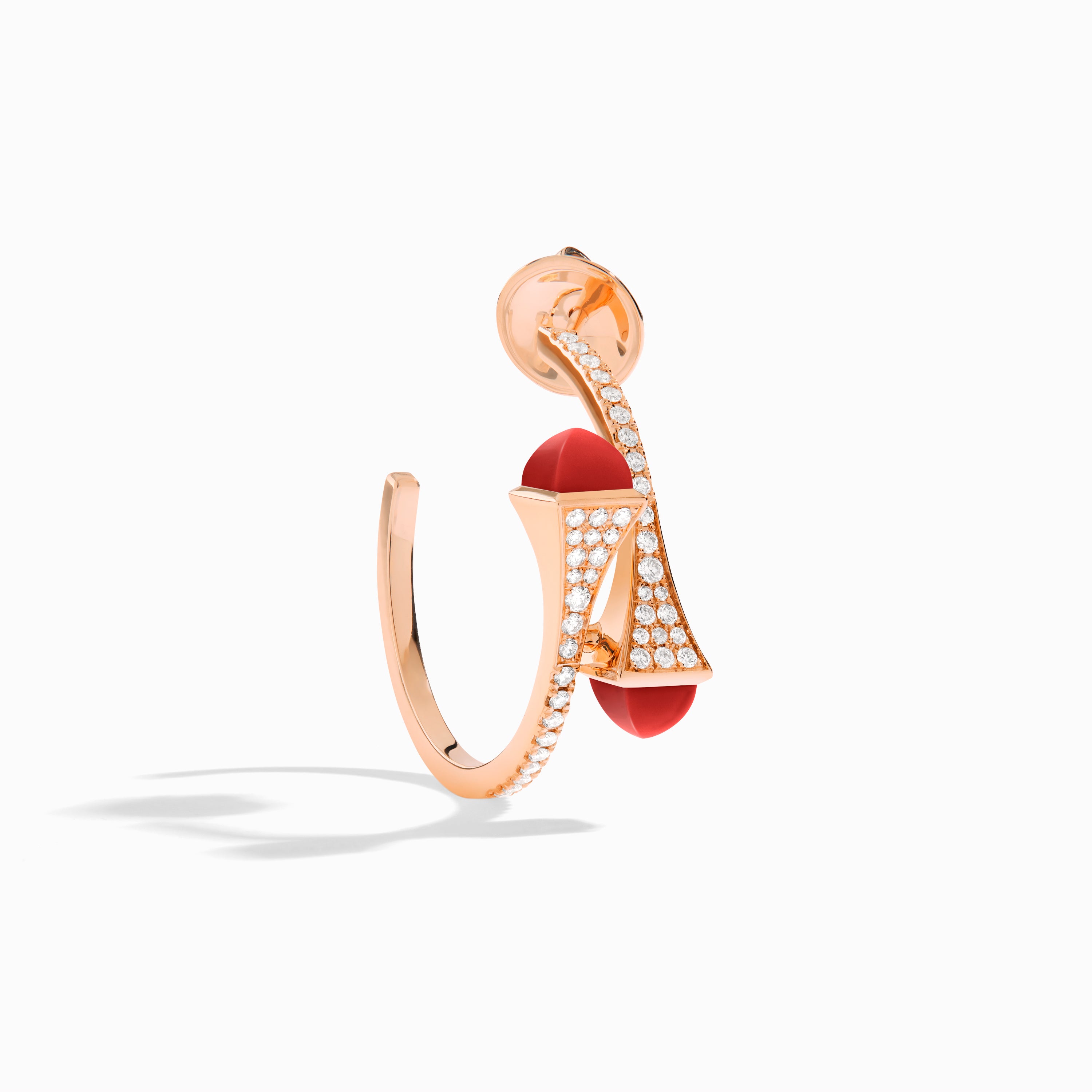 Cleo Diamond Small Hoop Earrings — фото 77