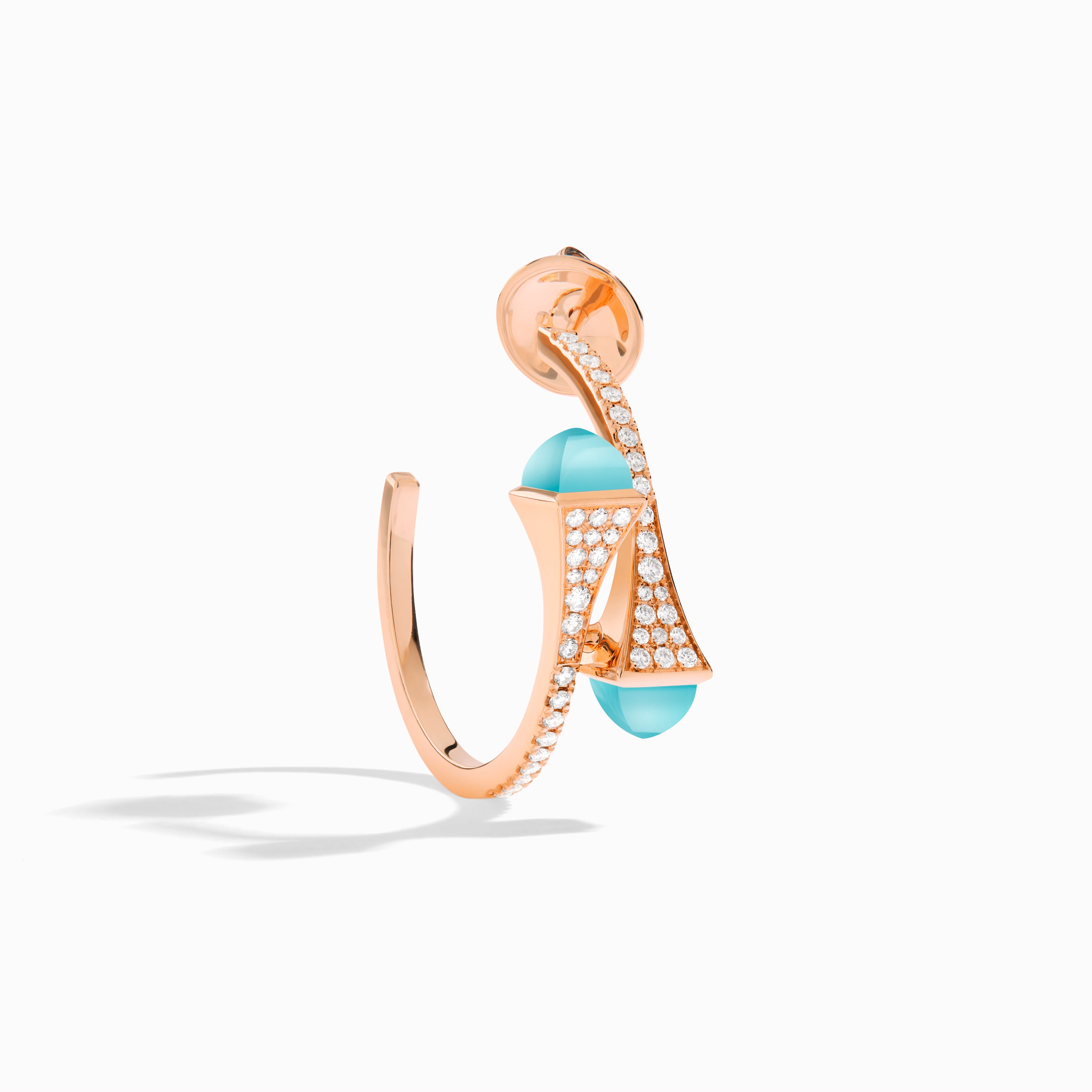 Cleo Diamond Small Hoop Earrings — фото 82