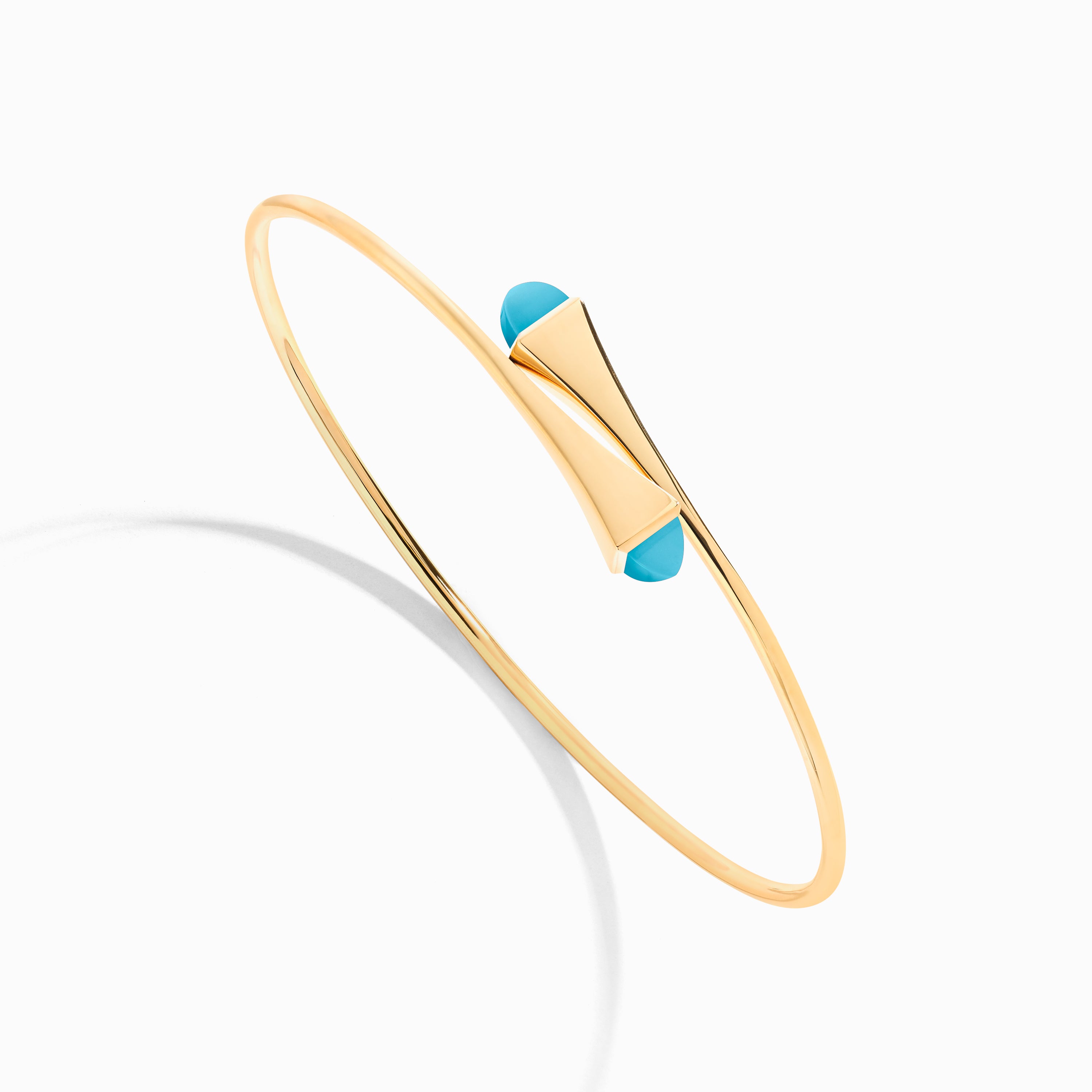Cleo Wire Gold Slip-On Bracelet — фото 34
