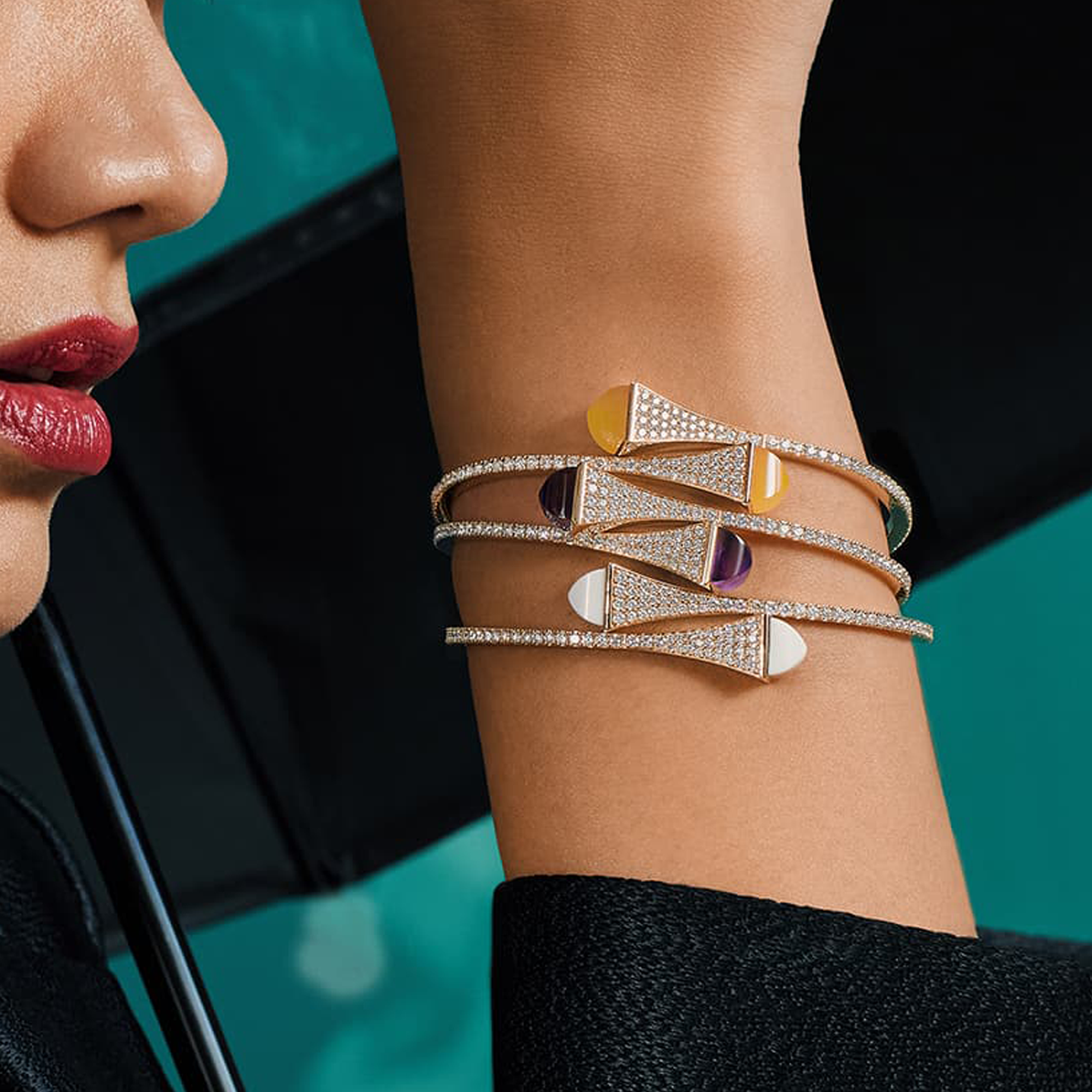 Cleo Diamond Slip-On Bracelet — фото 43