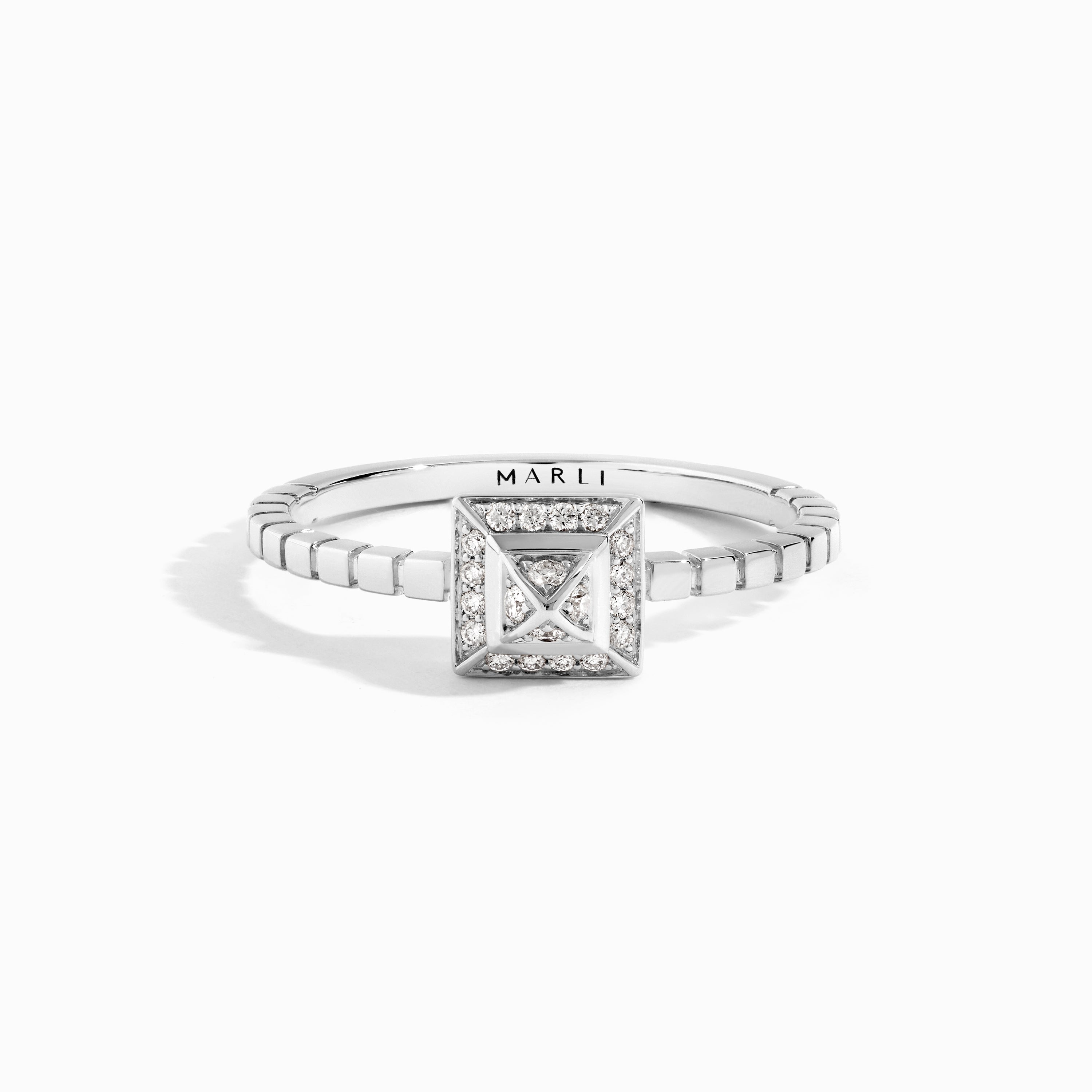 Cleo Lotus Full Diamond Pavé Ring — фото 10