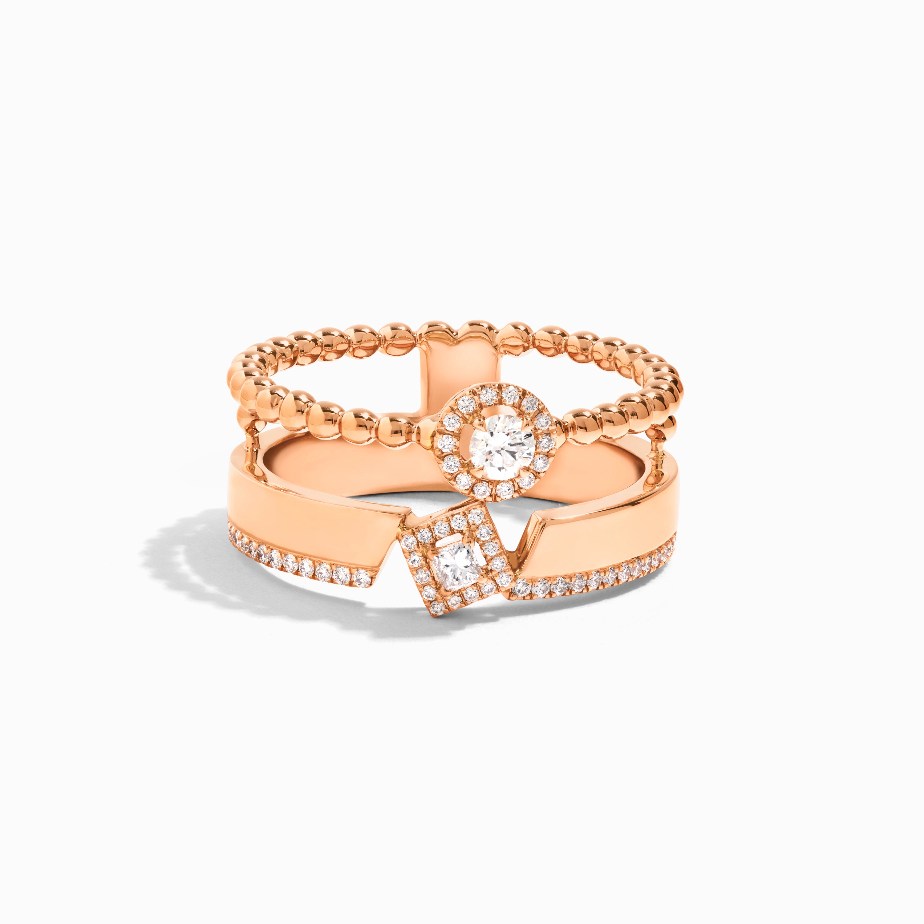Rock Mix Double-Strand Ring — фото 8