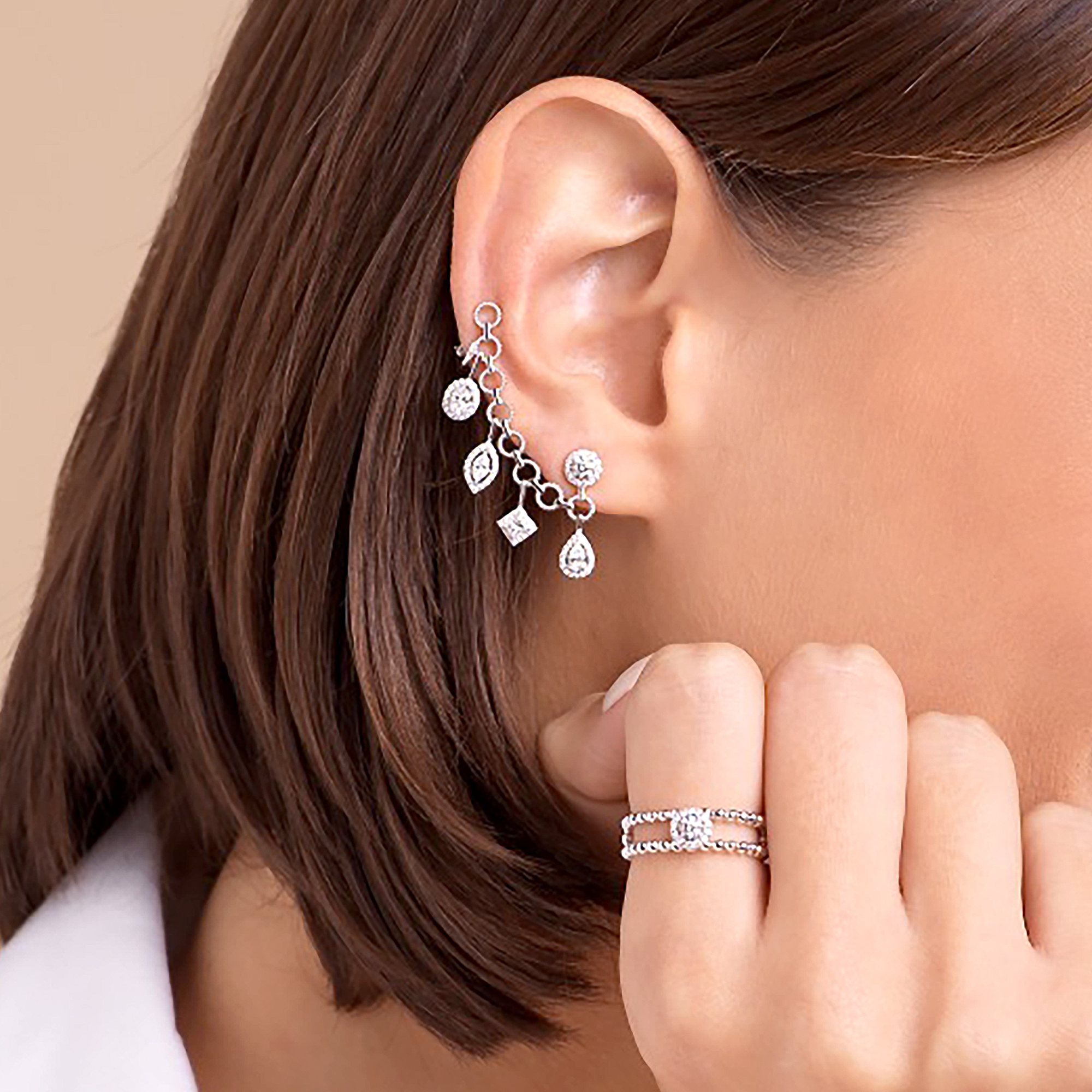Rock Sway Cuff Earring (Single R) — фото 9